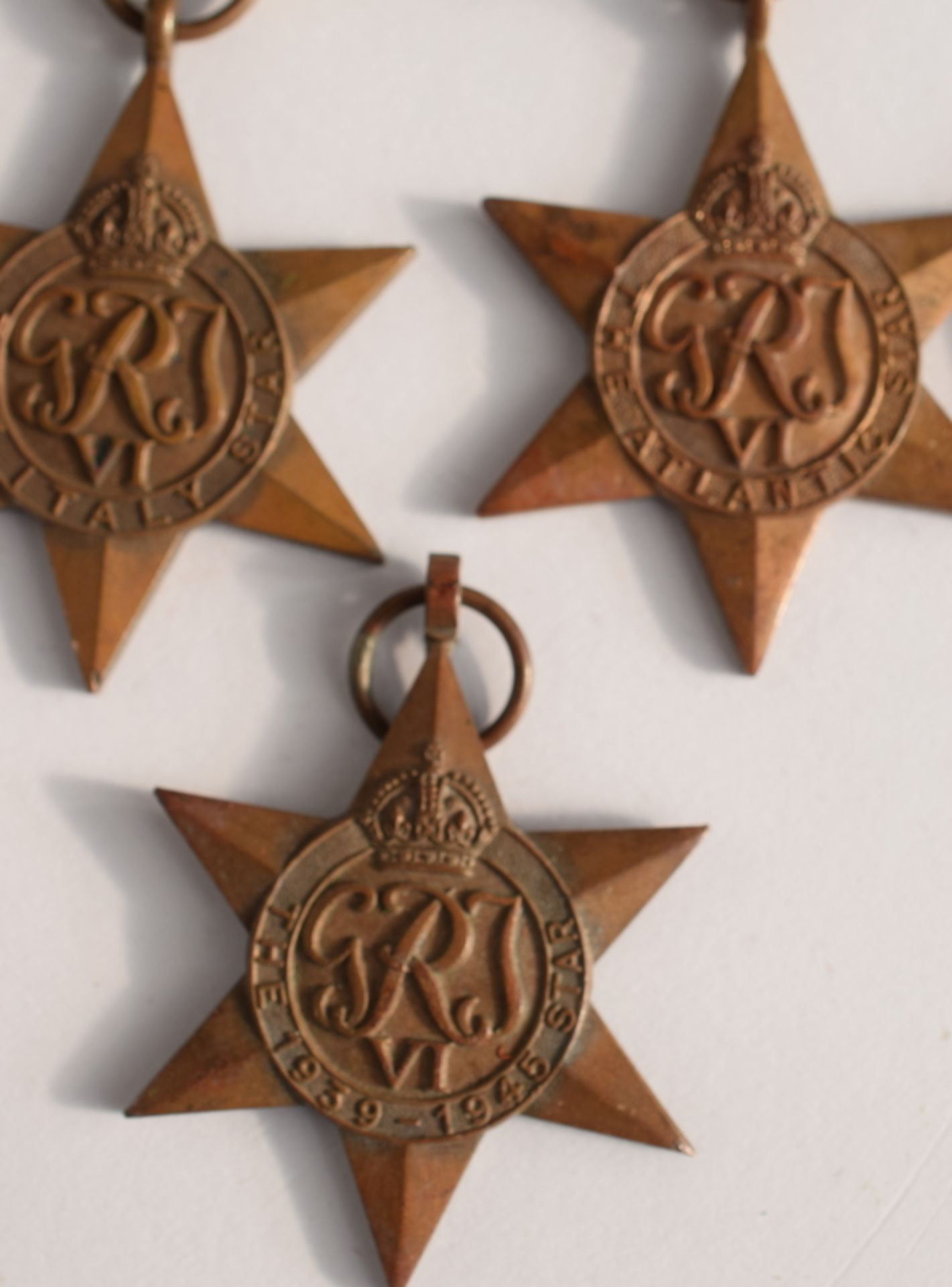 Set Of 5 WW2 Medals including Atlantic and Italy Star - Image 3 of 4