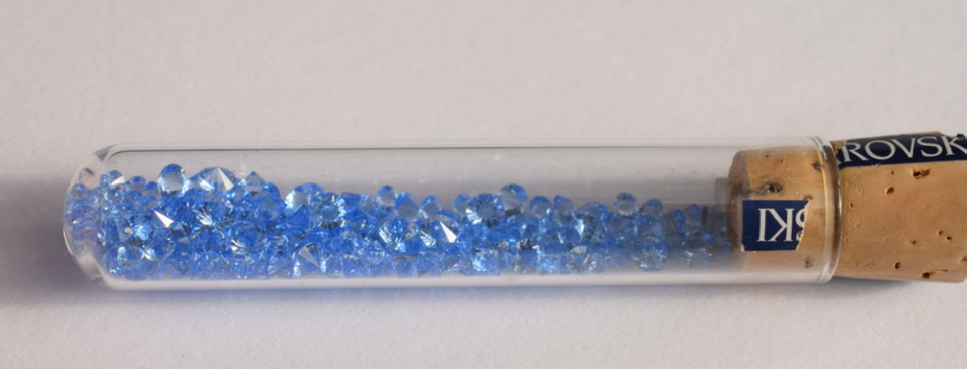 Swarovski Lidded Container With Blue Crystals - Image 2 of 4