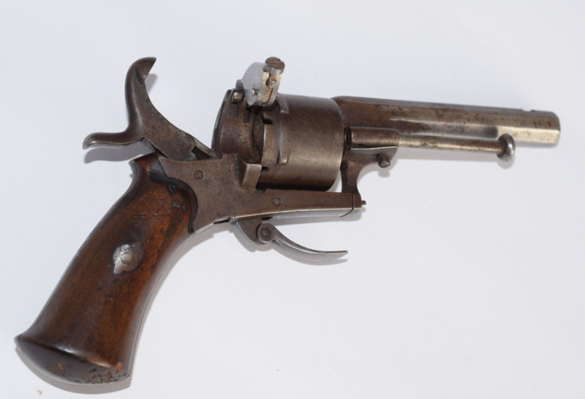 Antique Continental Pinfire Revolver Pistol 7mm Obsolete Calibre - Image 6 of 8