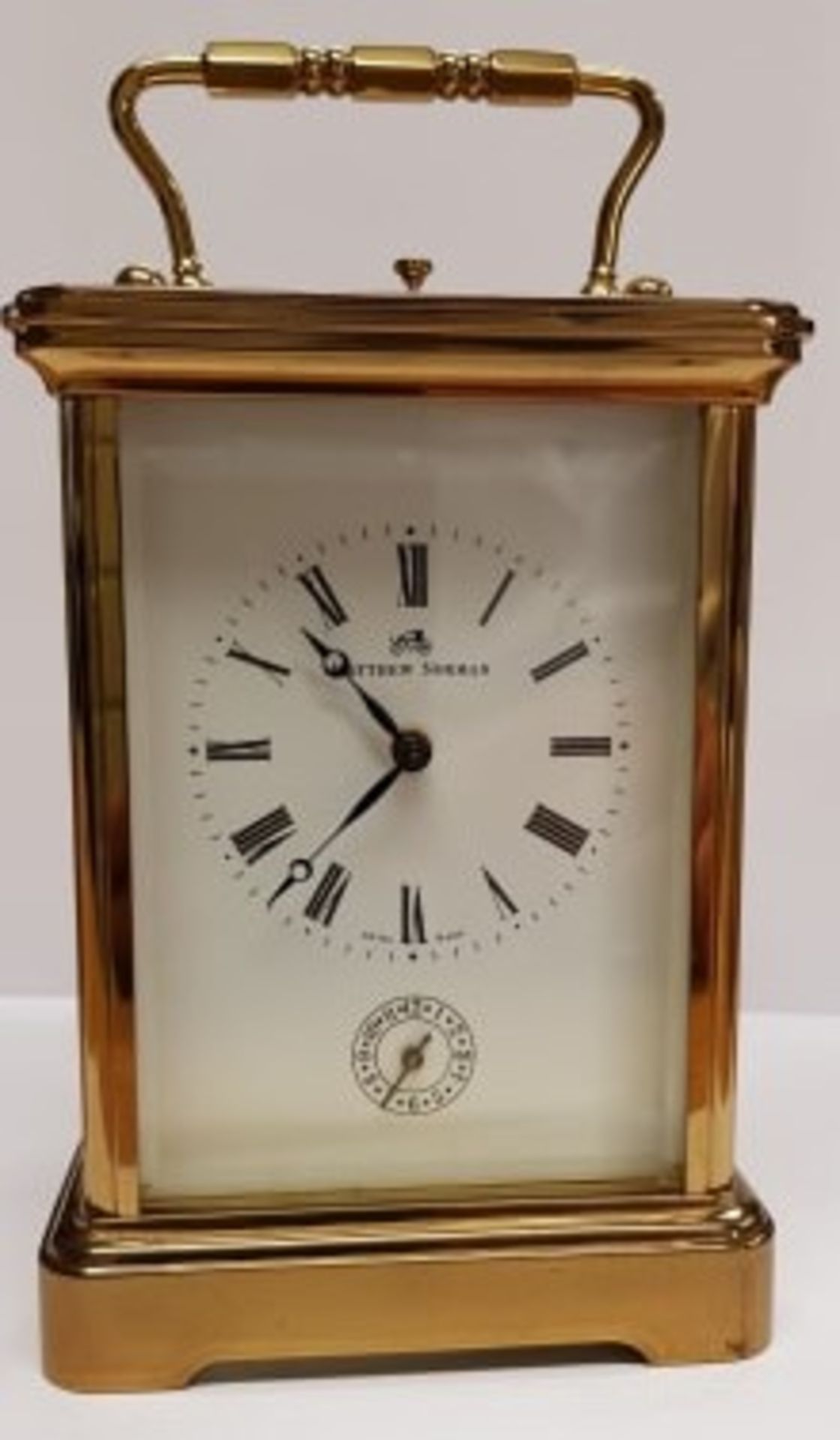 Matthew Norman Carriage Clock With Repeater And Alarm - Image 2 of 8