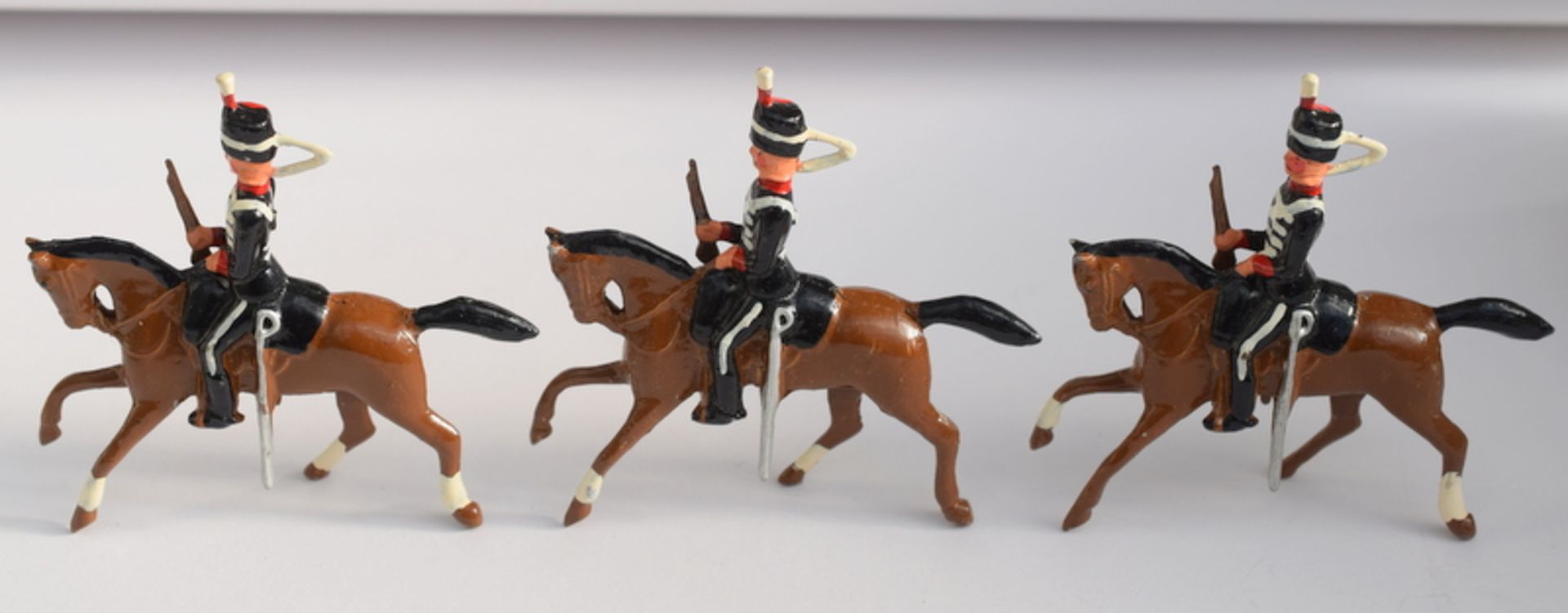 3 Derbyshire Yeomanry Cavalry Lead Soldier Figures