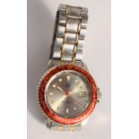 LIP Auto Watch With Red Bezel Ref 80232