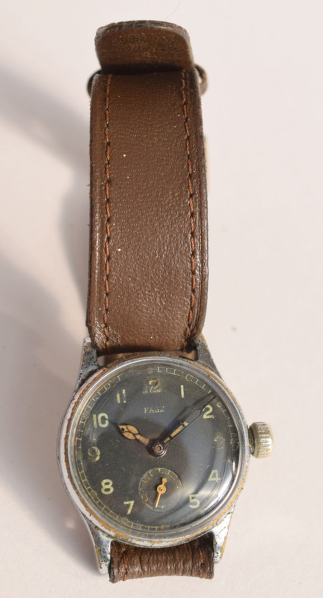 WW2 Era Military Style German Officer's Page Wristwatch