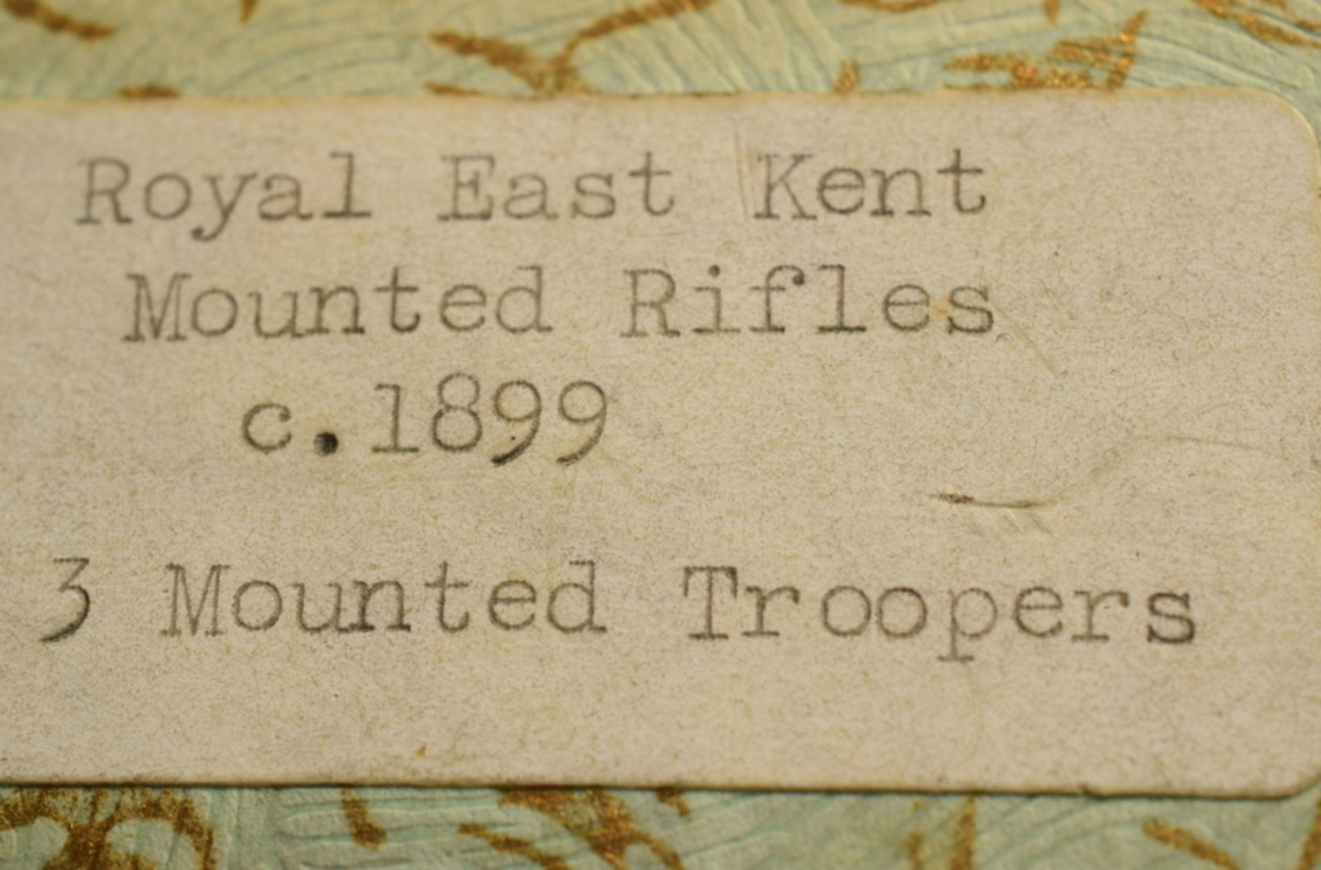 3 Royal East Kent Lead Soldier Figures - Image 5 of 5