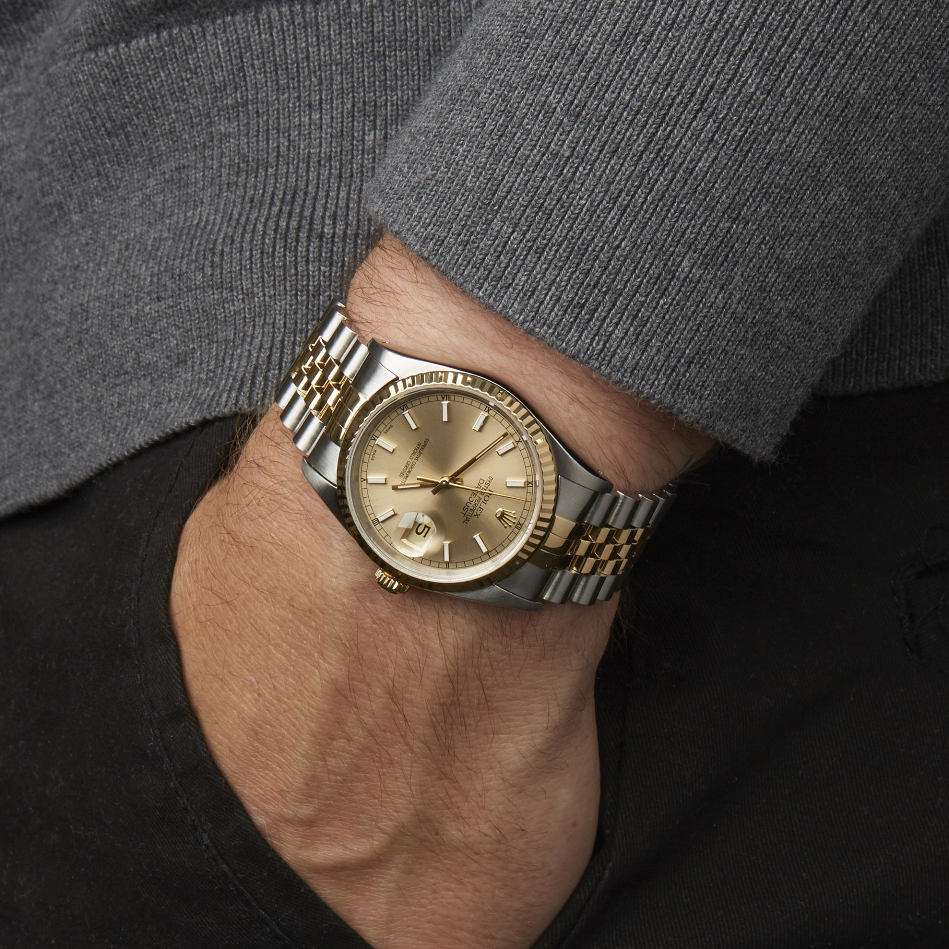 1991 DateJust 36 Stainless Steel & Yellow Gold - 16233 - Image 2 of 6