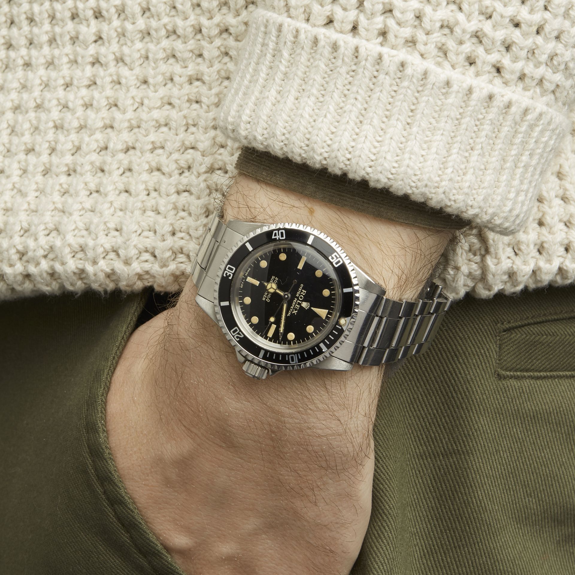 1967 Submariner Non Date Gilt Gloss Stainless Steel - 5513 - Image 3 of 8