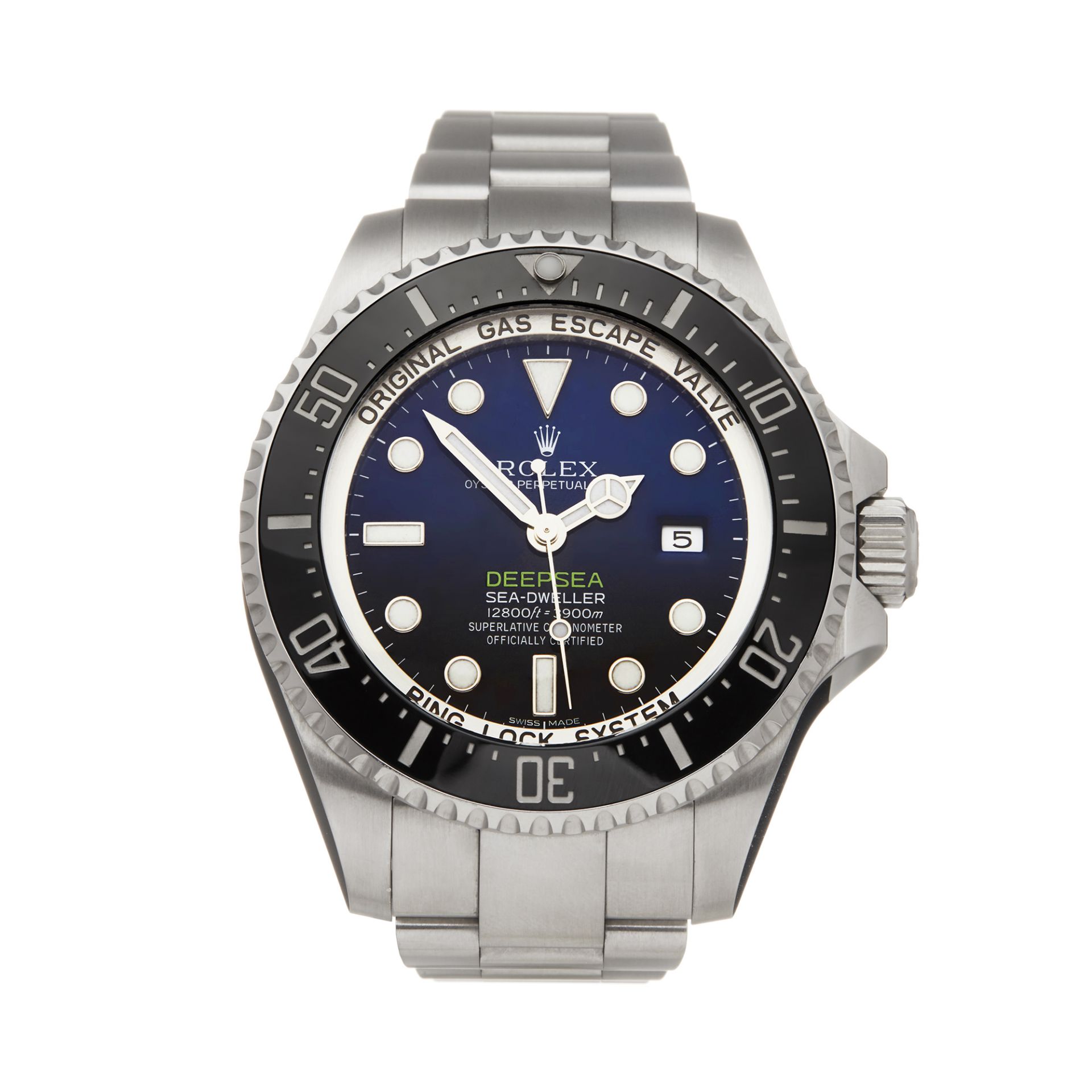 2018 Sea-Dweller Deepsea Deep Blue Stainless Steel - 116660 - Image 7 of 8