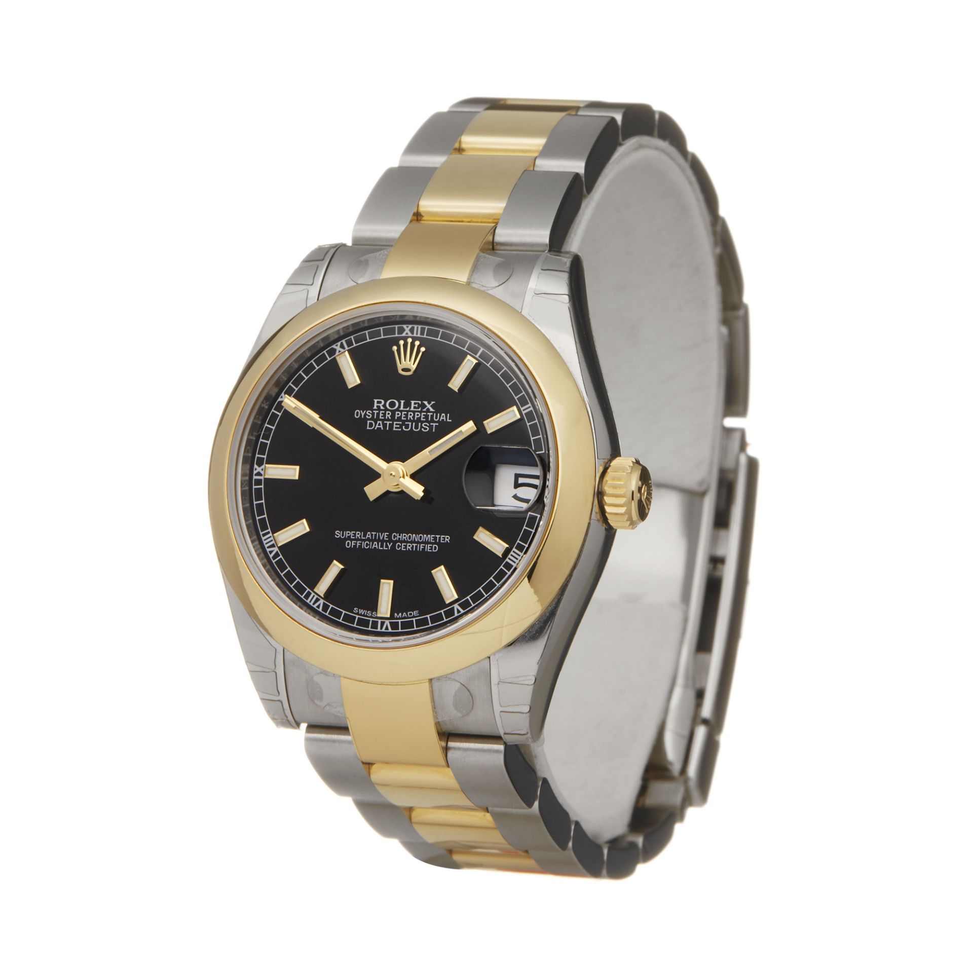 2019 DateJust 31 18K Stainless Steel & Yellow Gold - 178243