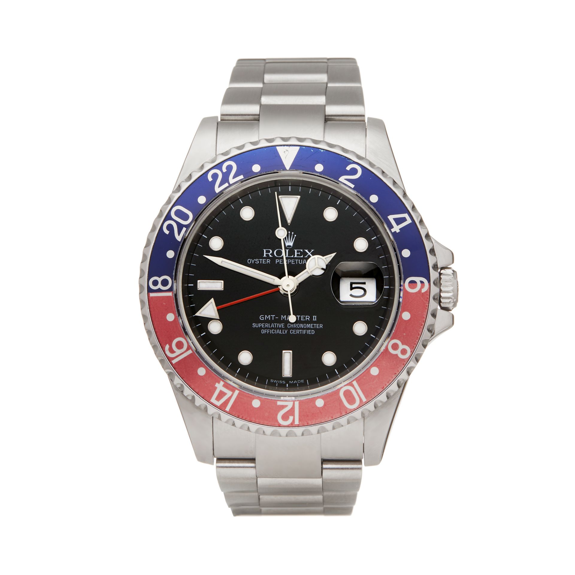 2006 GMT-Master II Pepsi Rectangular Dial Stainless Steel - 16710 - Image 6 of 10