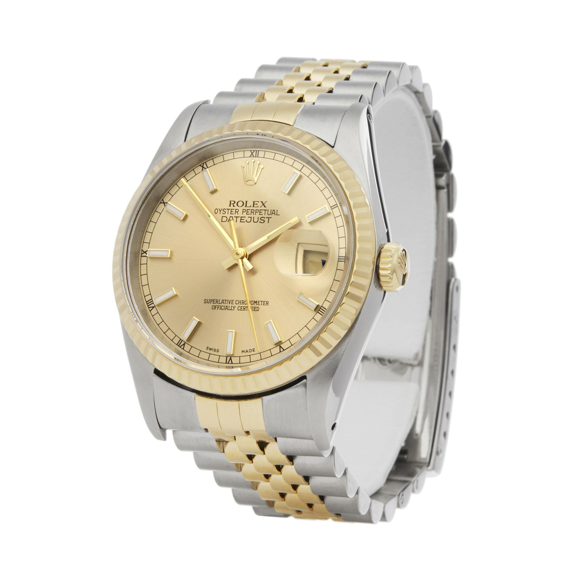 1991 DateJust 36 Stainless Steel & Yellow Gold - 16233