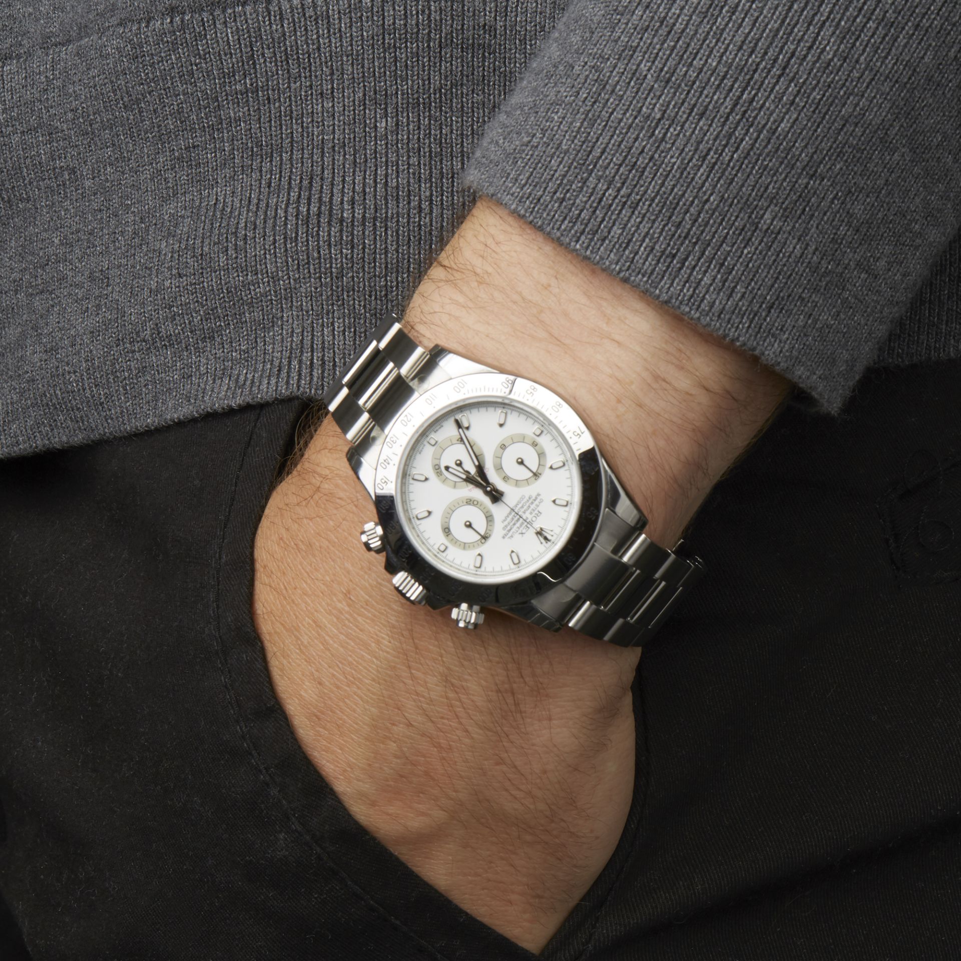 2007 Daytona NOS Chronograph Stainless Steel - 116520 - Image 3 of 8