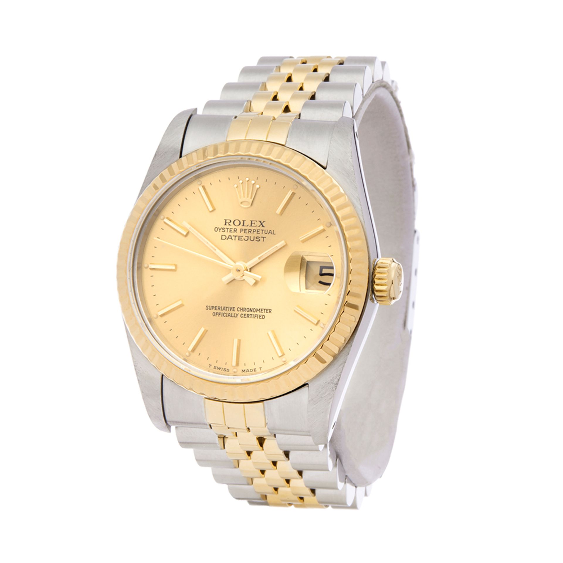 1989 DateJust 31 Stainless Steel & Yellow Gold - 68273