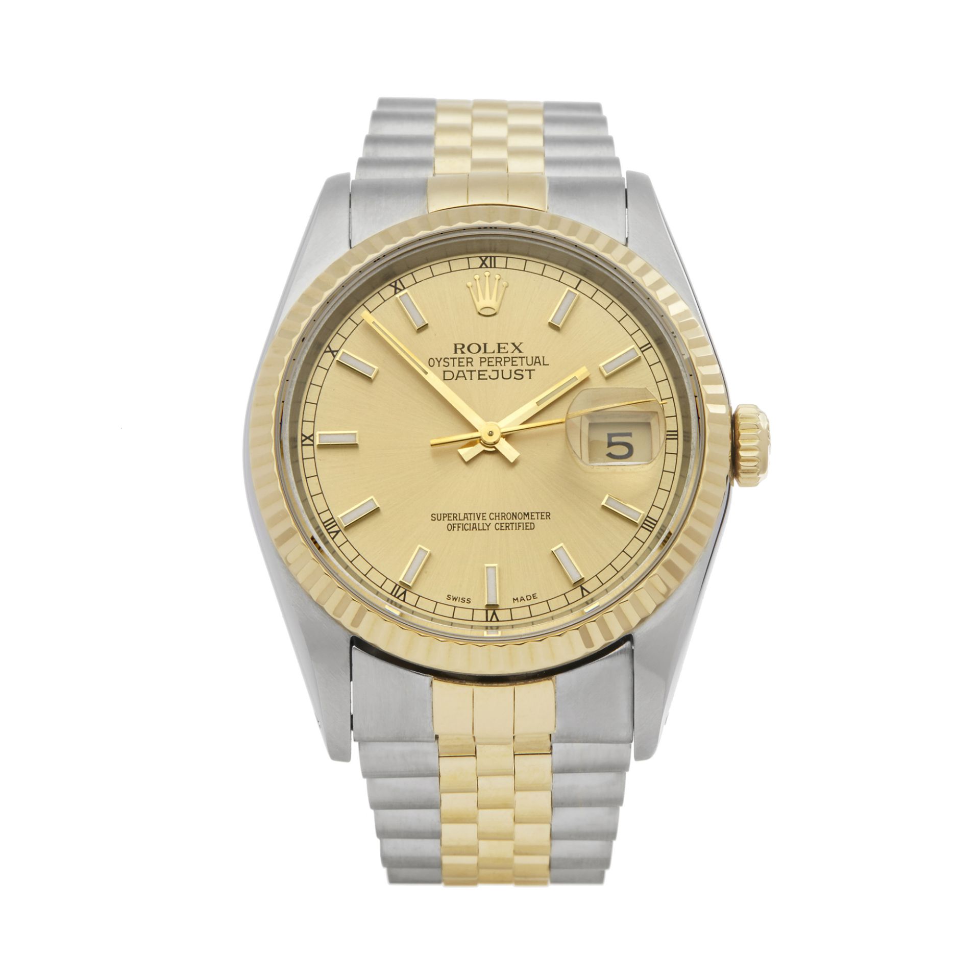 1991 DateJust 36 Stainless Steel & Yellow Gold - 16233 - Image 6 of 6