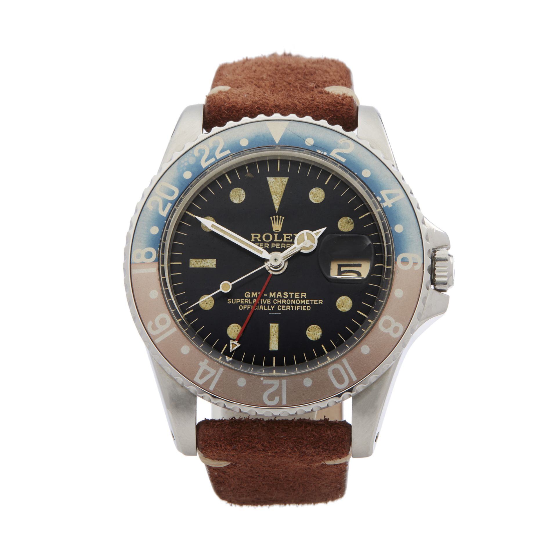 1954 GMT-Master Pepsi Guilt Gloss Small GMT Hand Underline Stainless Steel - 1675 - Image 2 of 15