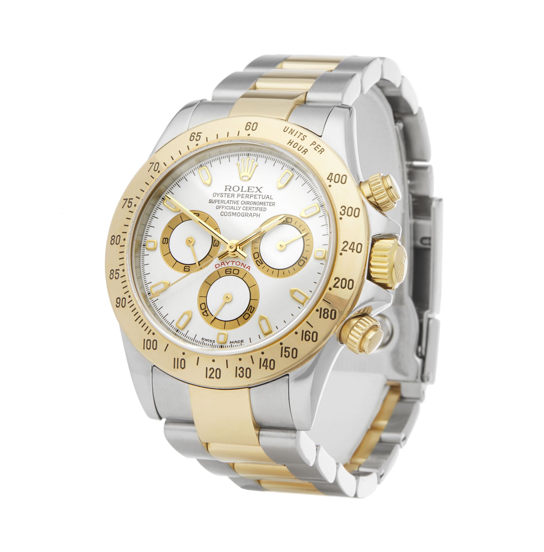 2002 Daytona Chronograph Stainless Steel & Yellow Gold - 116523