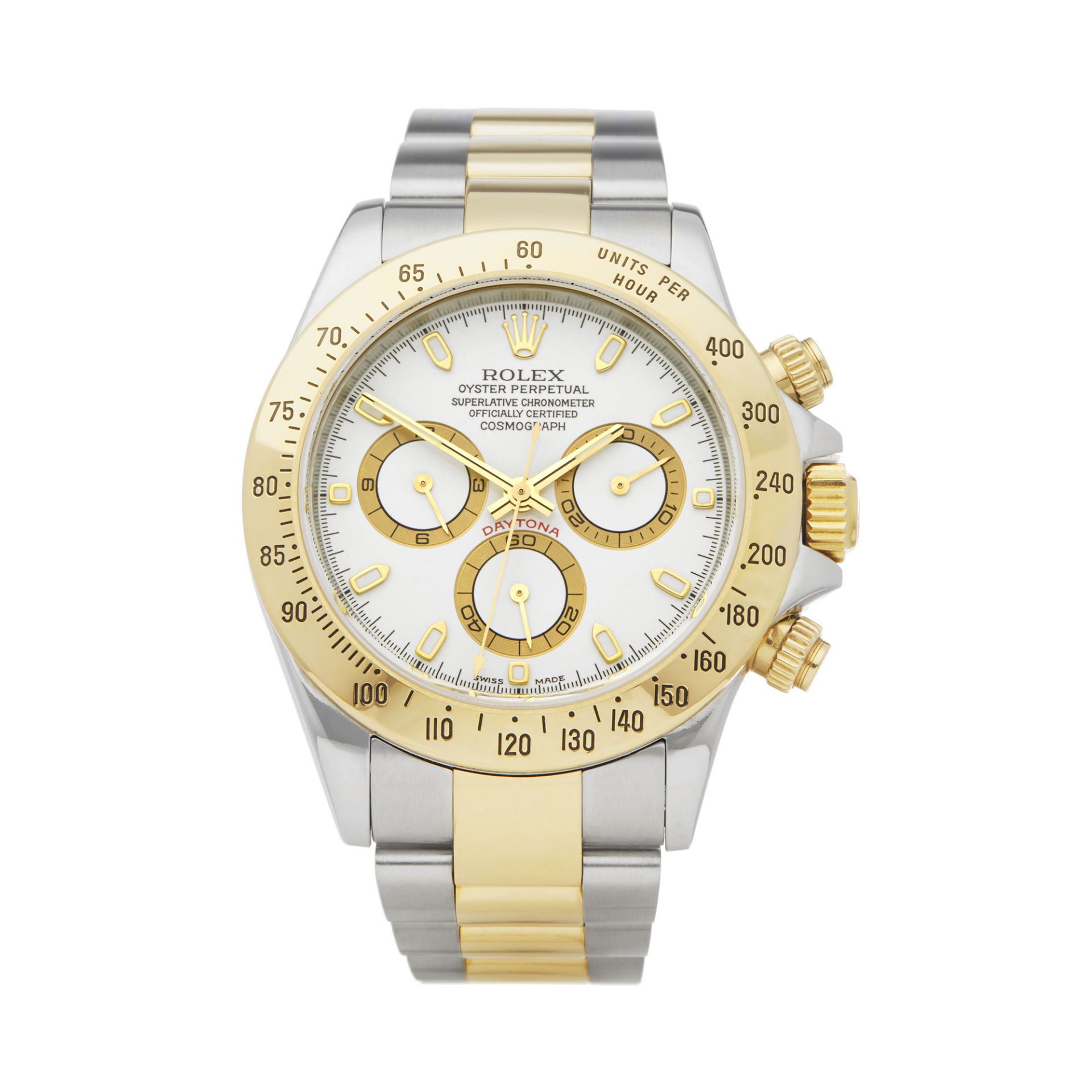 2002 Daytona Chronograph Stainless Steel & Yellow Gold - 116523 - Image 6 of 7