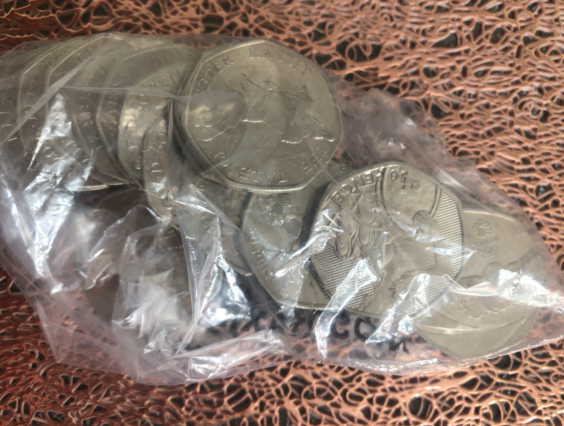 £10 Worth of Random Set of capsuled collectable 50p coins