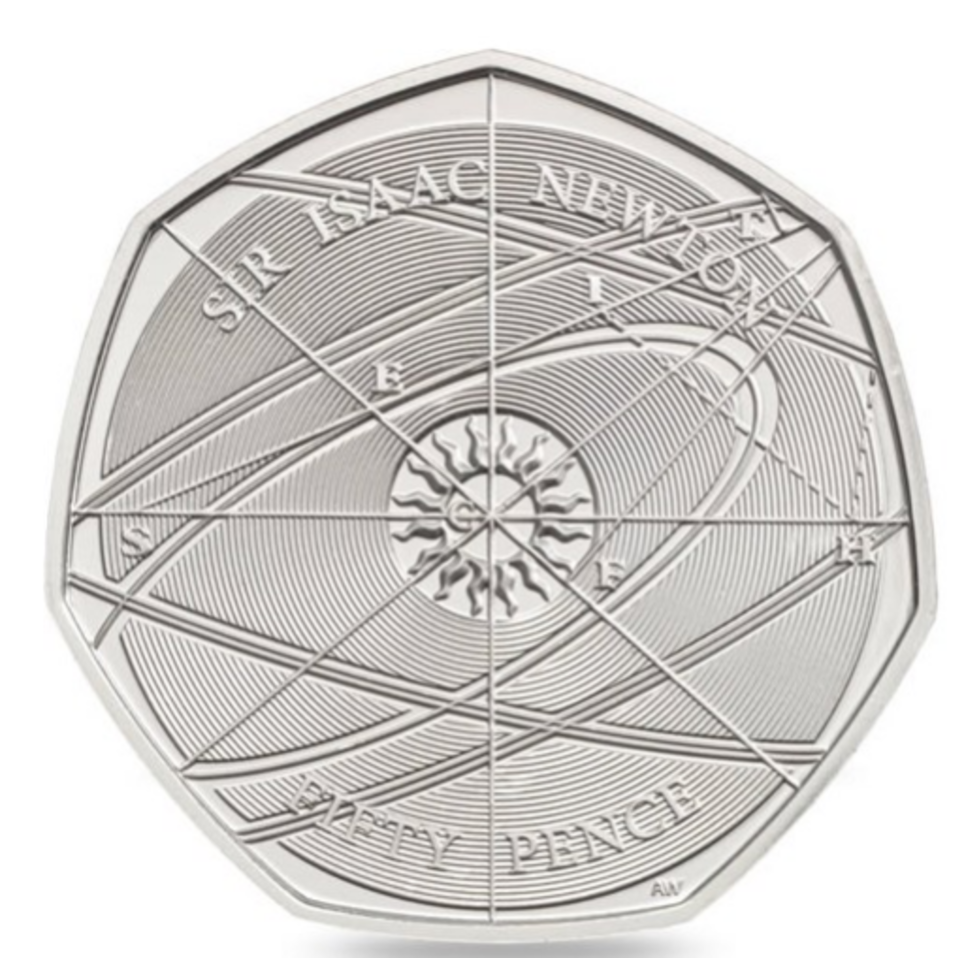 Sir Isaac Newton 2017 uk 50p BUNC set from the Royal mail - Image 2 of 3