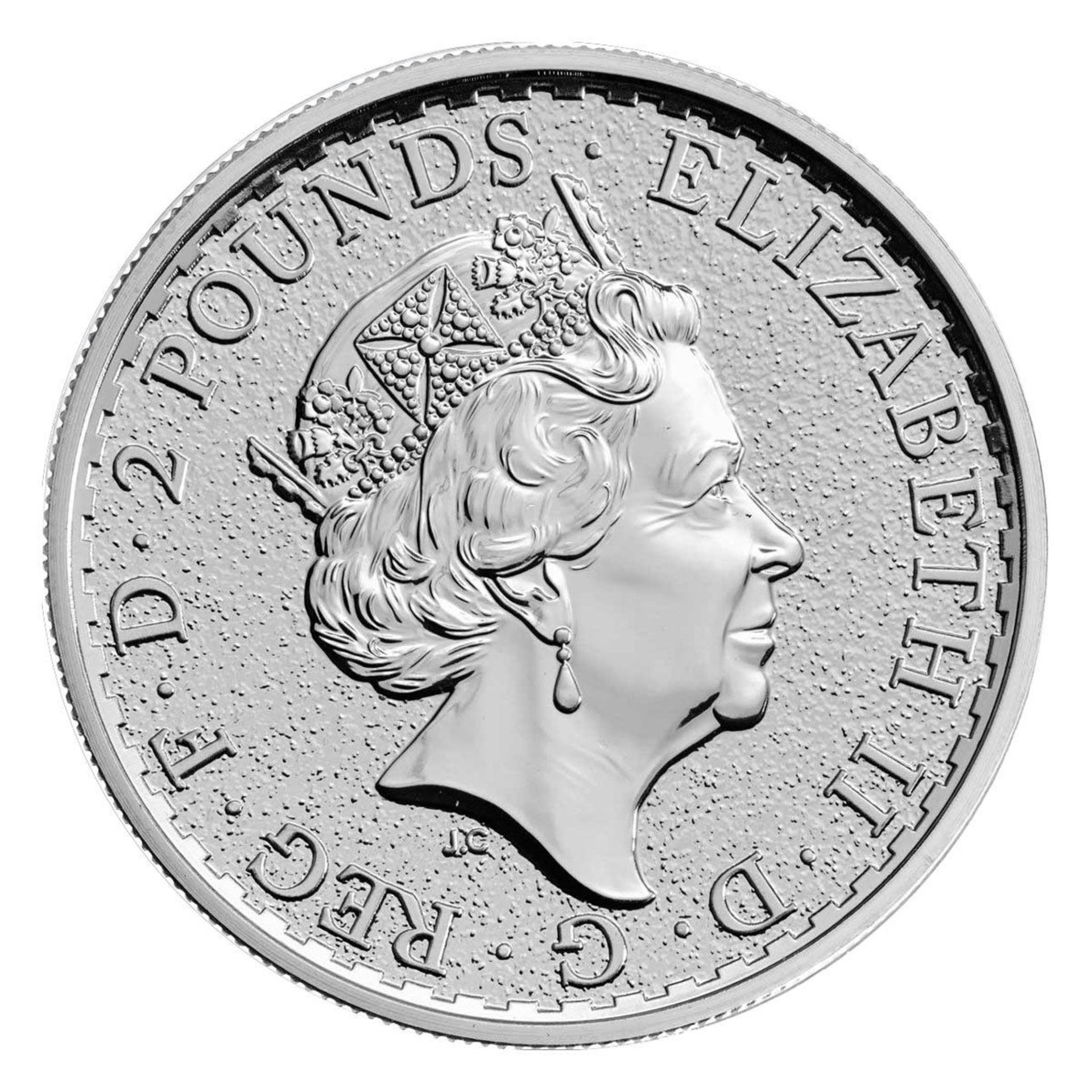 Silver Brittania £2 pound coin 2017 - Image 2 of 2