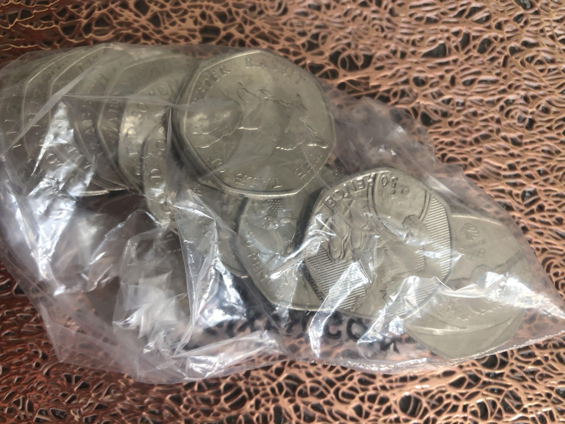 £10 Worth of Random Set of capsuled collectable 50p coins