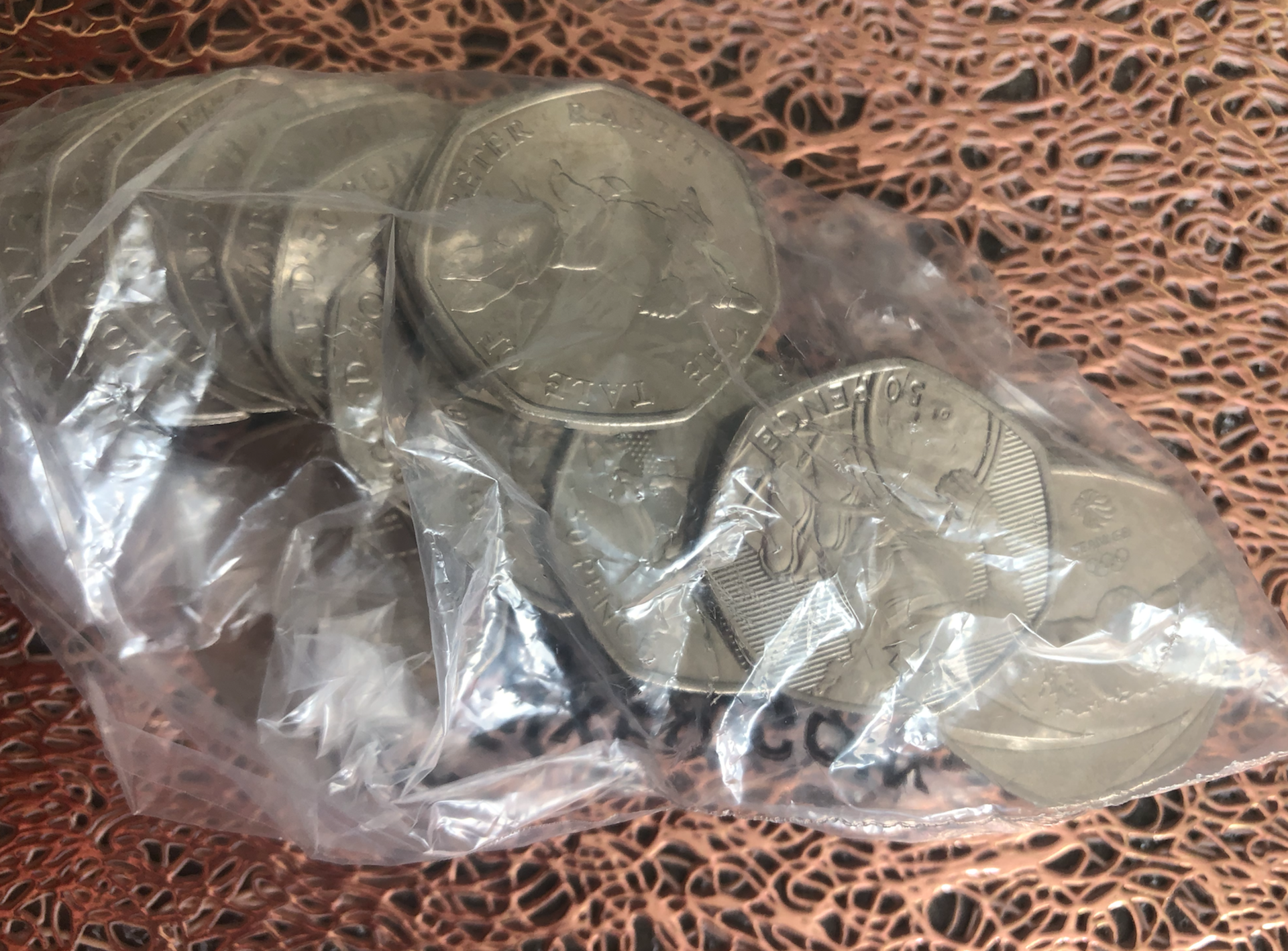 £10 Worth of Random Set of capsuled collectable 50p coins