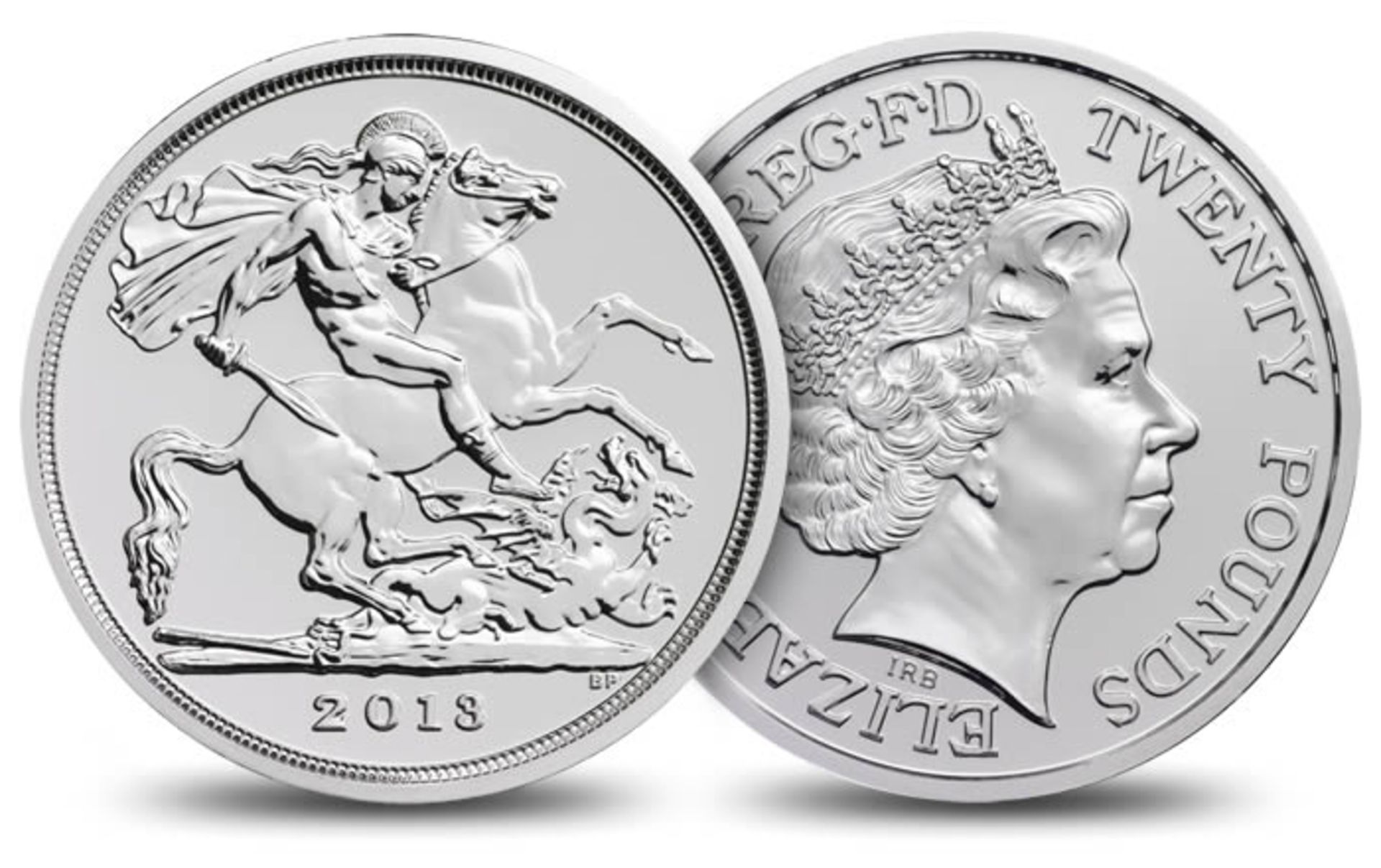 £20 coin - Silver proof - George and the dragon