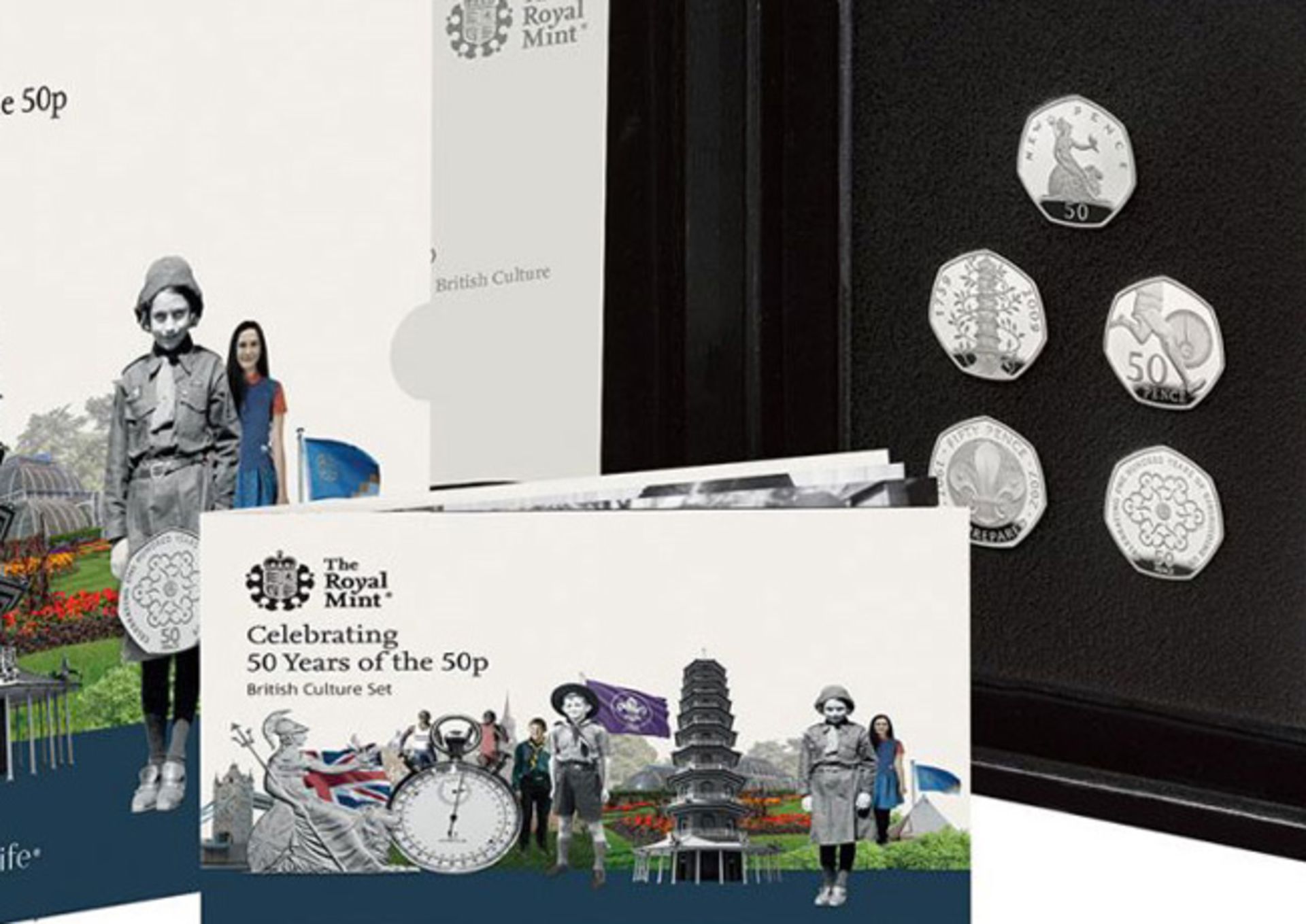 2019 The Royal Mint celebrating 50 years of 50p Unopened