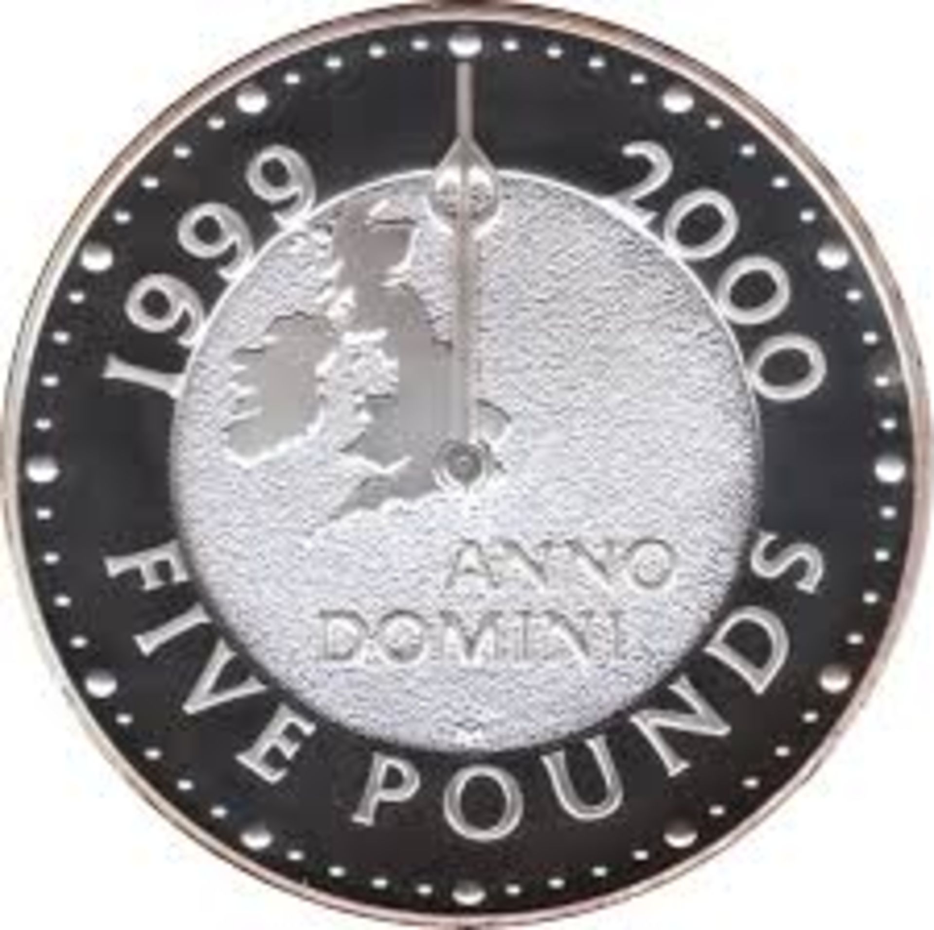 1999 Silver Anno Domiono Five pound coin