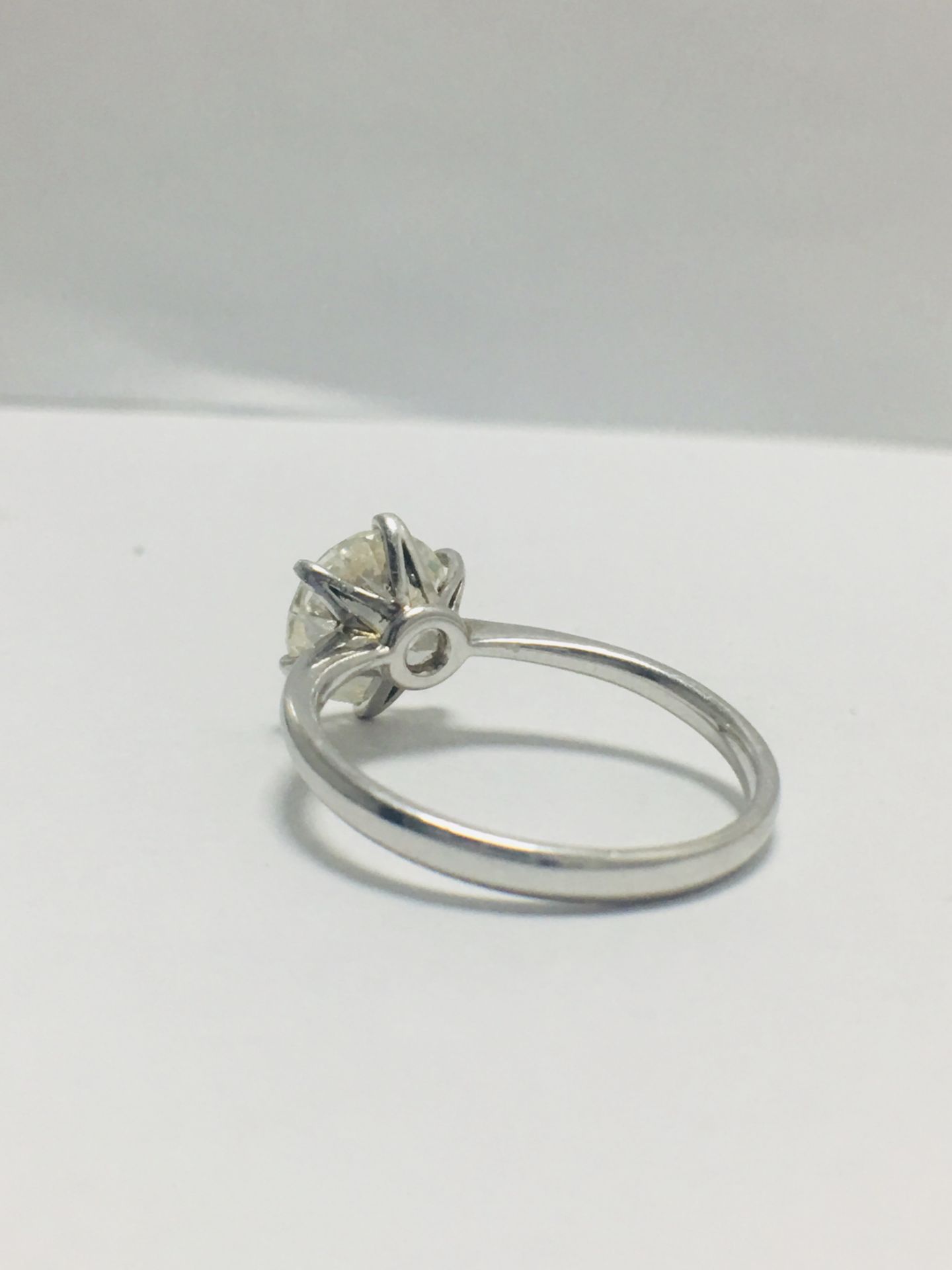 2.08Ct Brilliant Cut Solitaire Ring Set In Platinum - Image 3 of 7