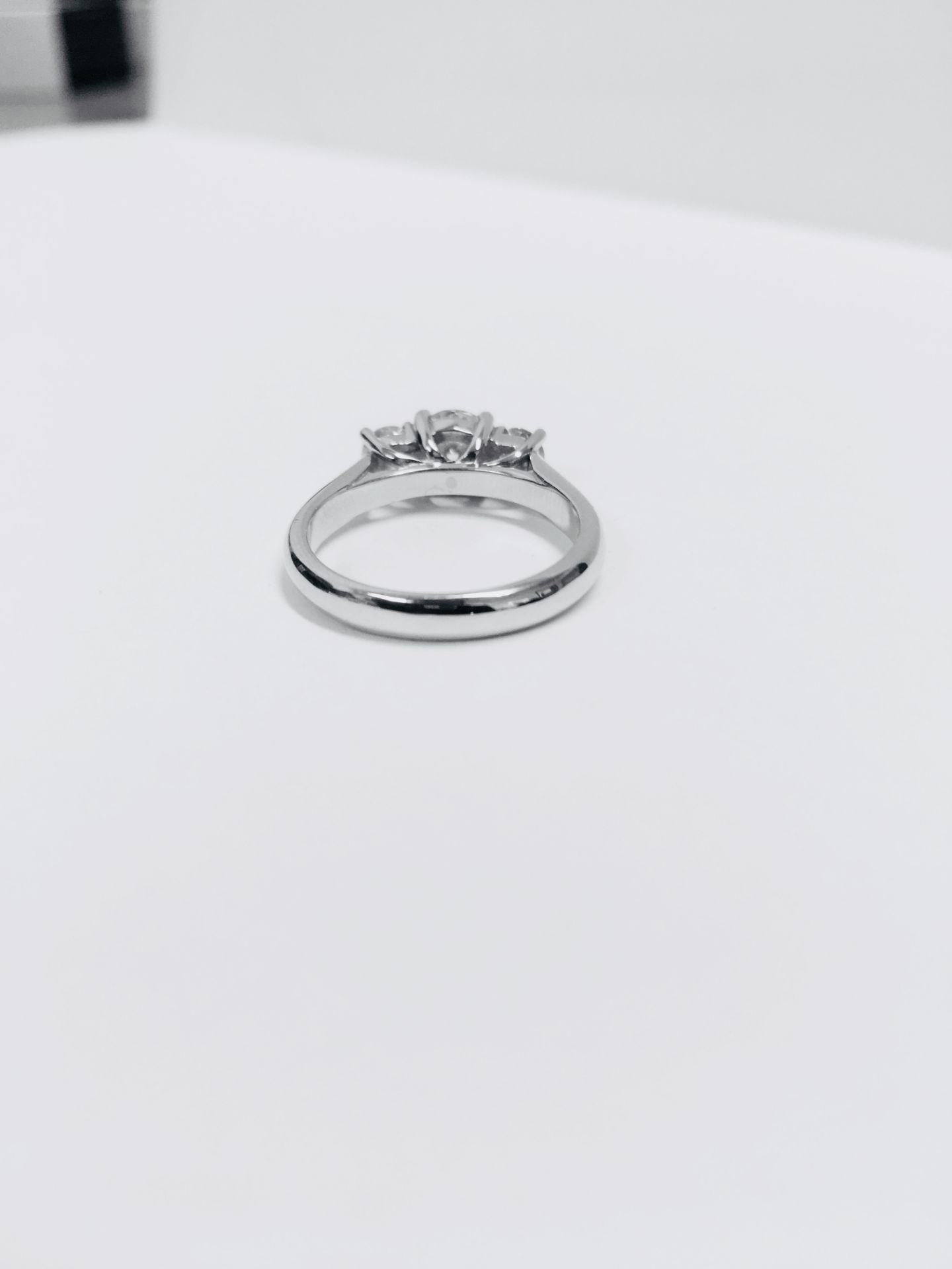 1.15Ct Diamond Three Stone Ring . - Image 19 of 23