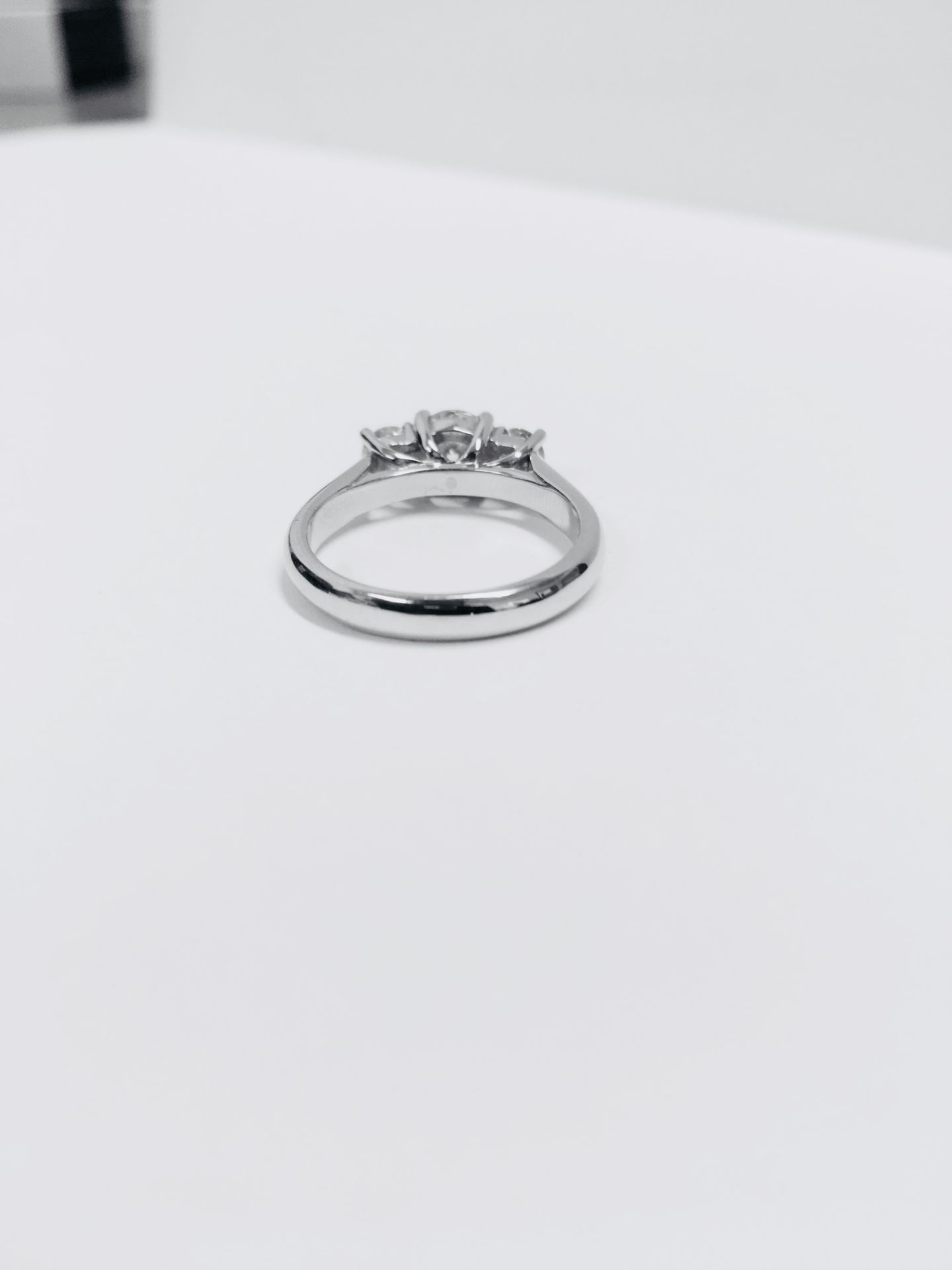 1.15Ct Diamond Three Stone Ring . - Image 18 of 23