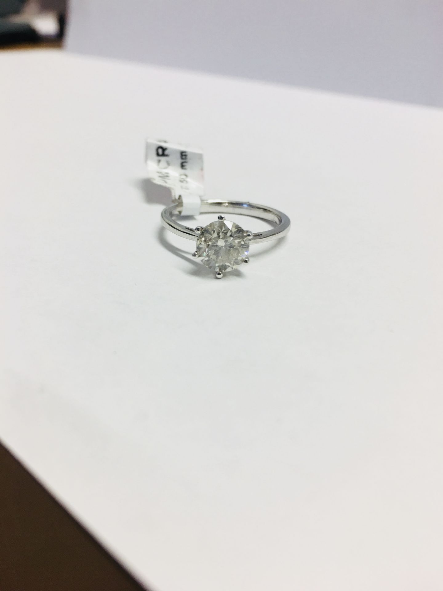 1.31Ct Diamond Solitaire Ring Set In 18Ct Gold. - Image 3 of 7