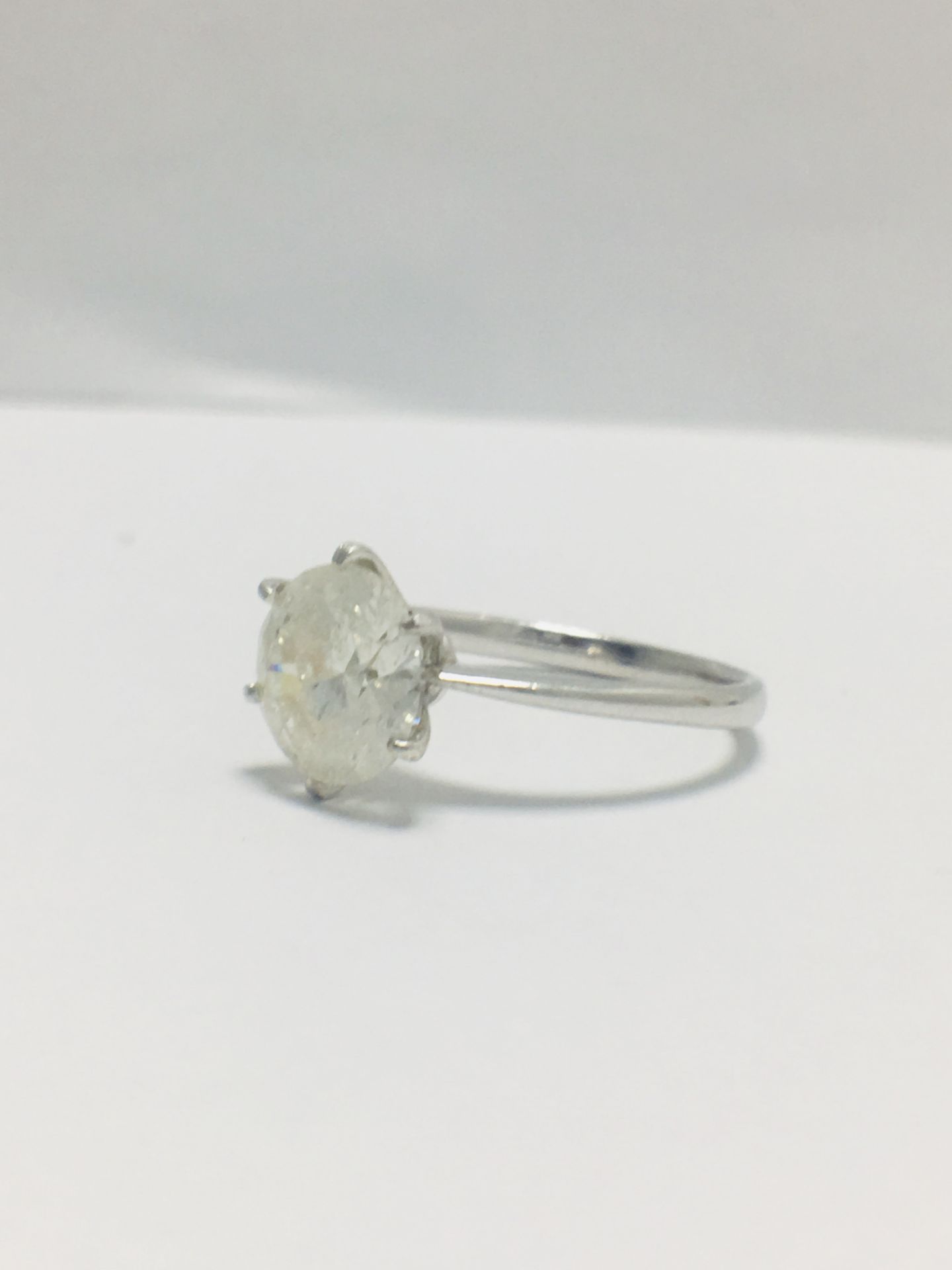 2.08Ct Brilliant Cut Solitaire Ring Set In Platinum - Image 2 of 7