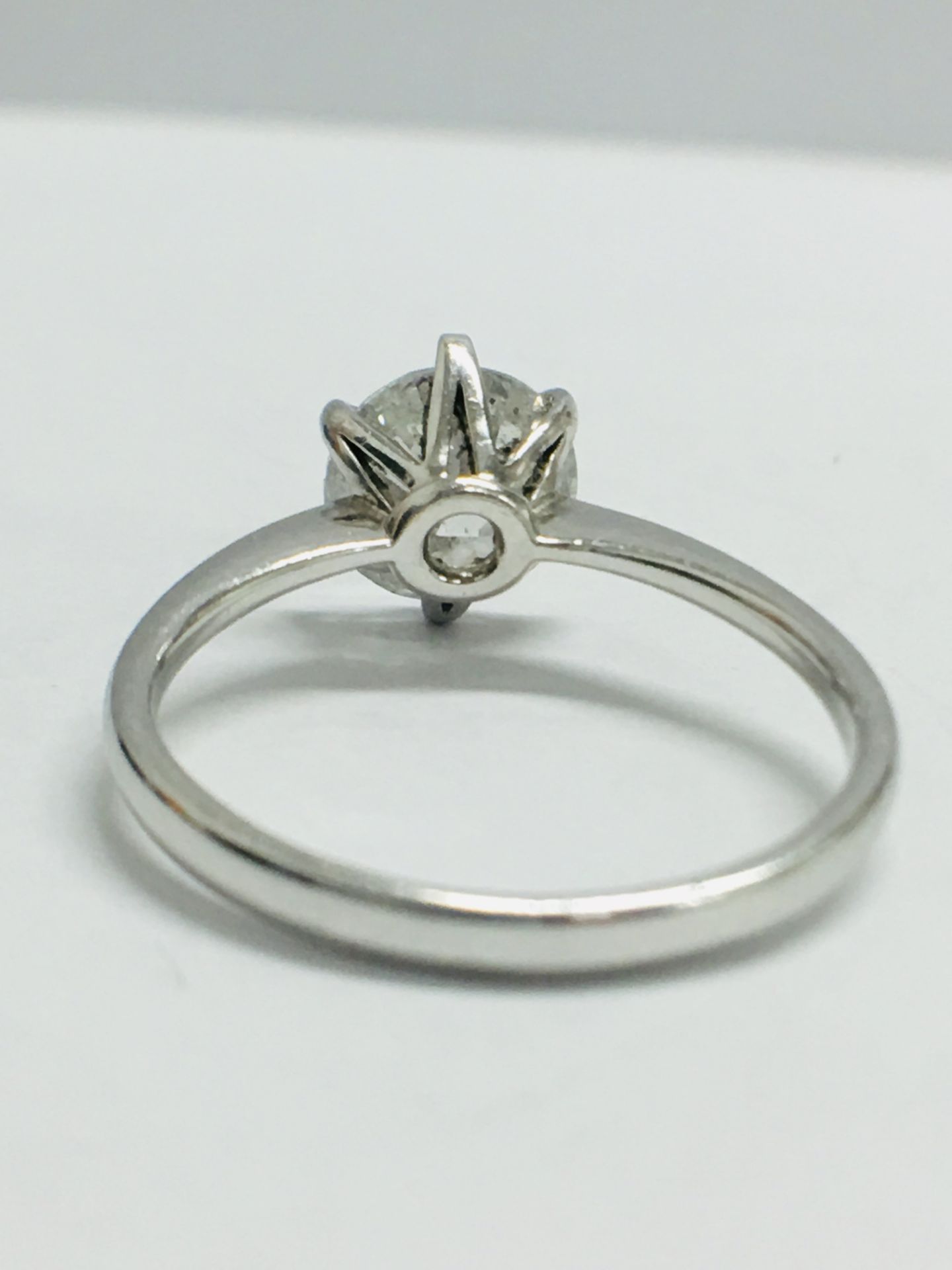 1.80Ct Diamond Solitaire Ring Set In Platinum Setting. - Image 5 of 10