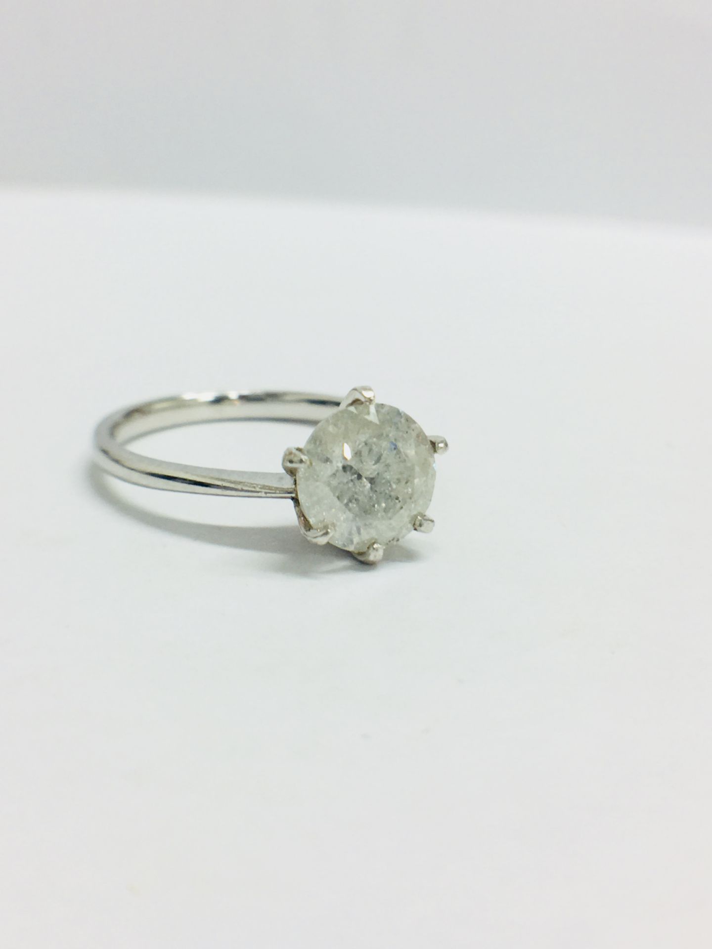 1.50Ct Diamond Solitaire Set In 18Ct Gold.