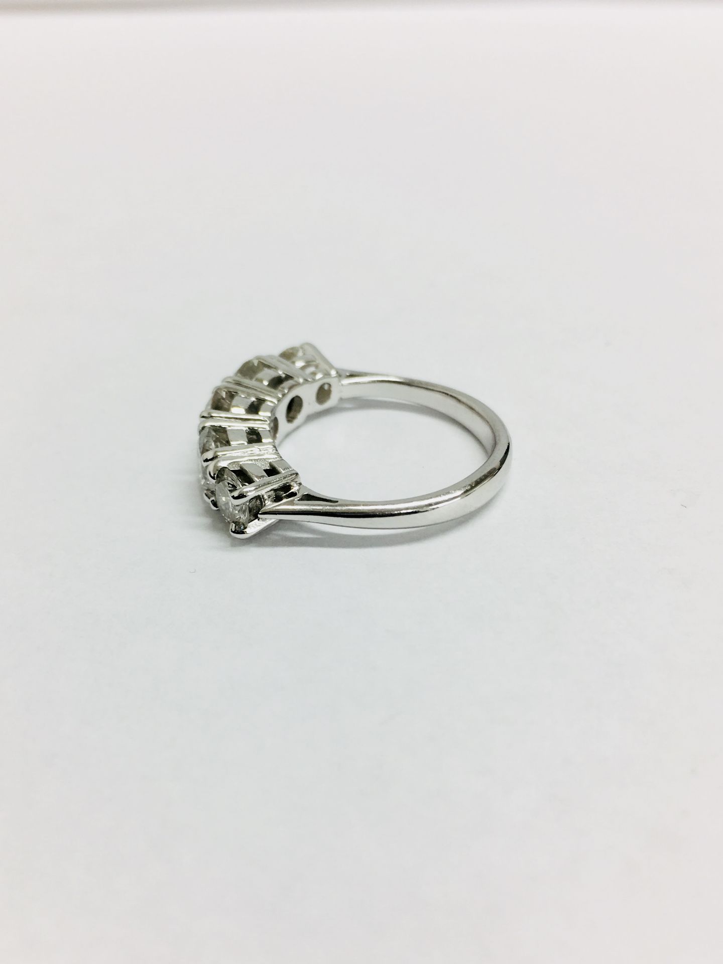2.10Ct Diamond 5 Stone Ring, - Image 13 of 19