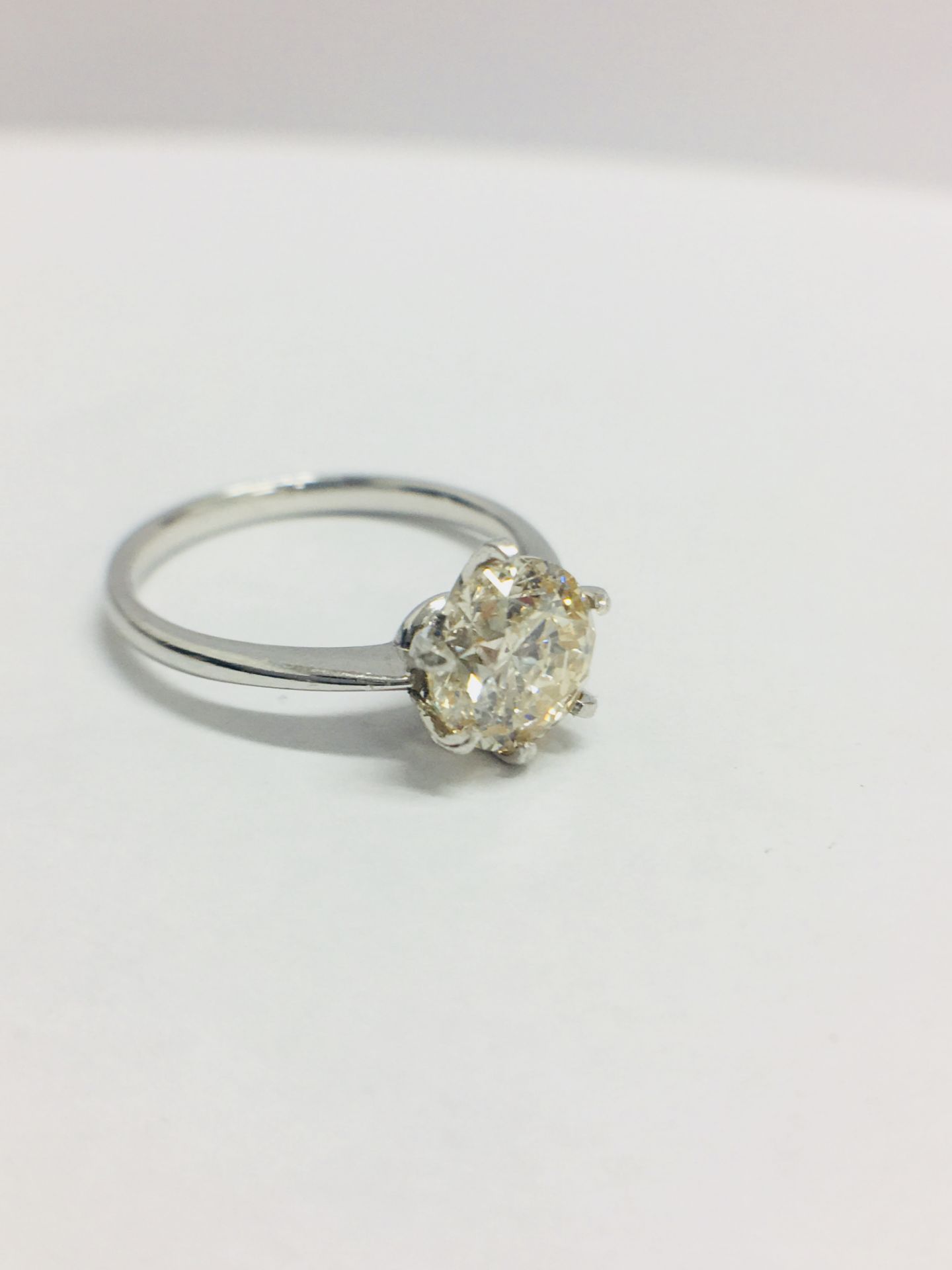 1.50Ct Solitaire Diamond Ring, - Image 6 of 7