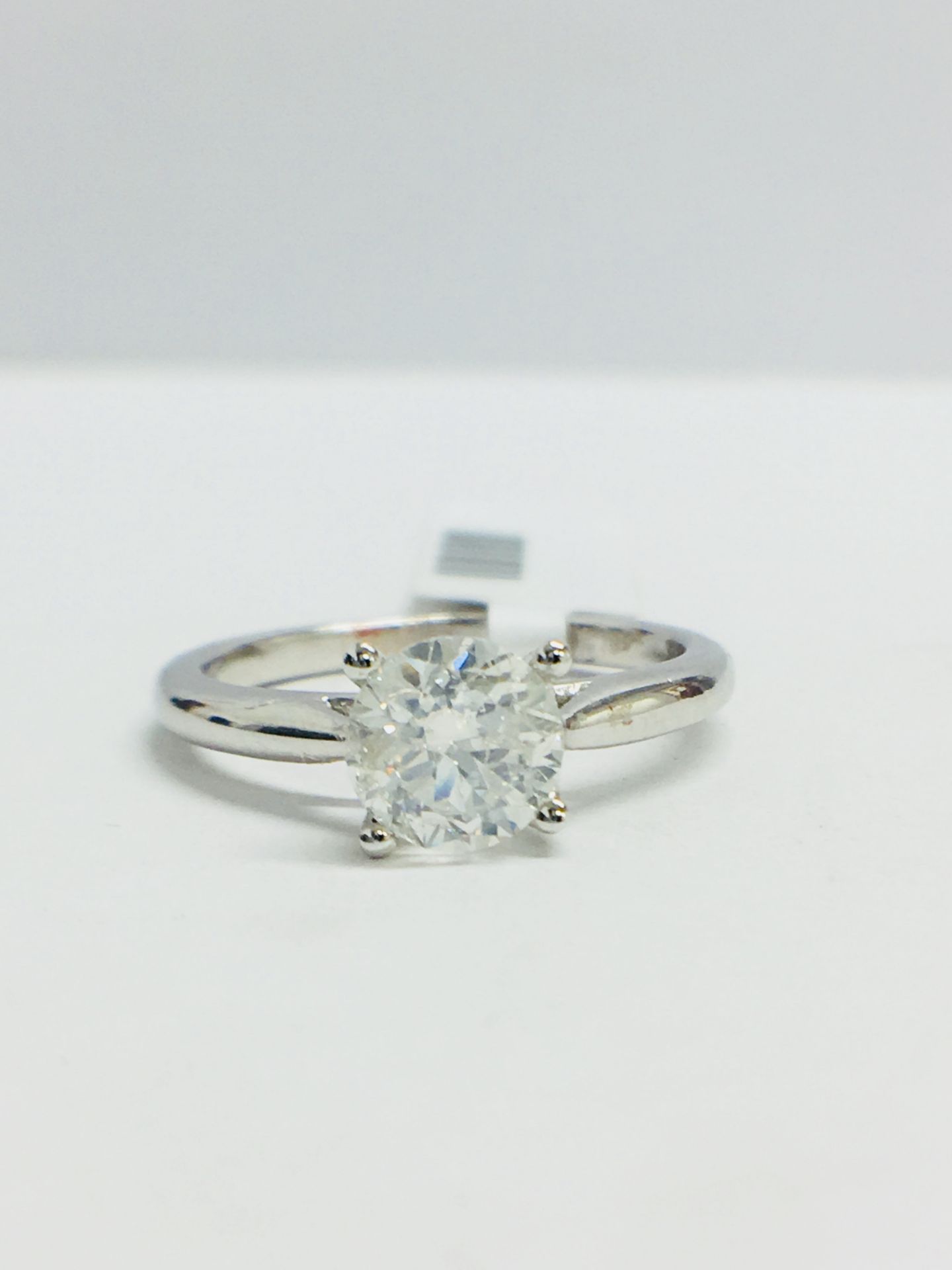 1.05Ct Brilliant Cut Diamond Set In Platinum Setting, - Image 4 of 7