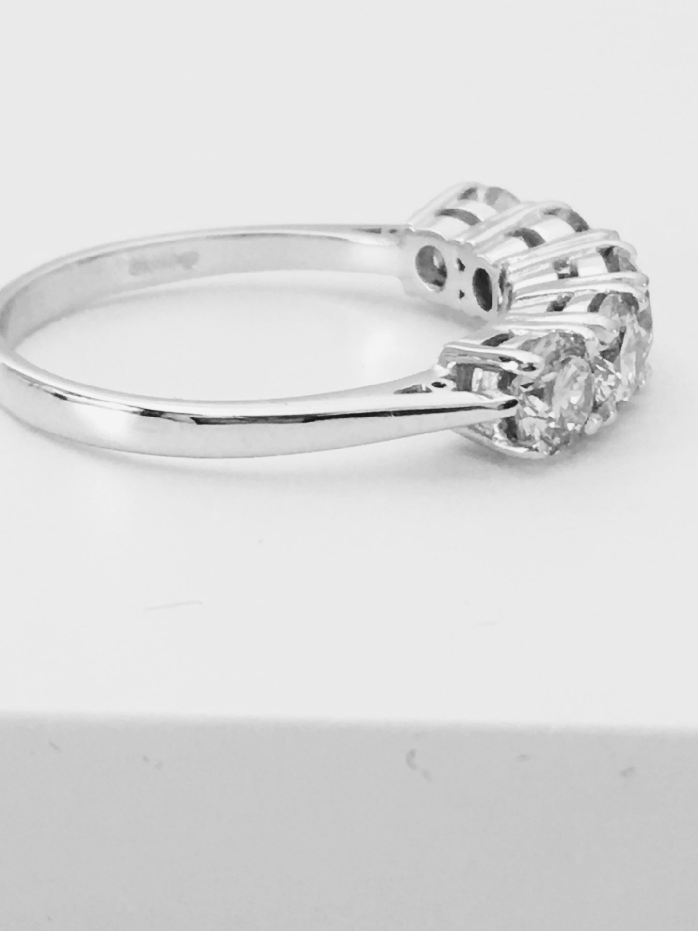 2.50Ct Diamond Five Stone Ring. - Image 5 of 7
