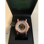 Limited Edition Hand Assembled GAMAGES Skeleton Automatic Rose – 5 Year Warranty & Free Delivery