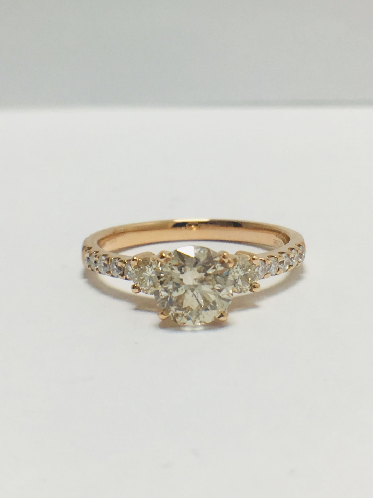 14ct Rose Gold Diamond Ring