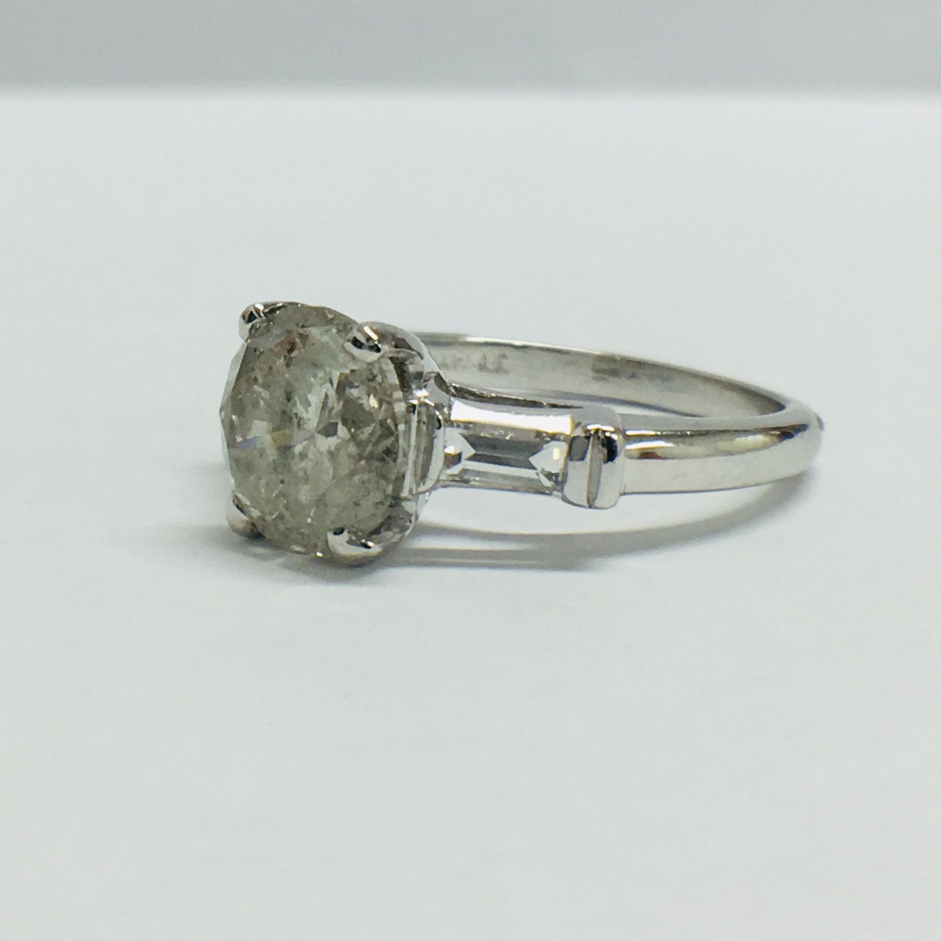 Platinum Diamond Ring - Image 2 of 9