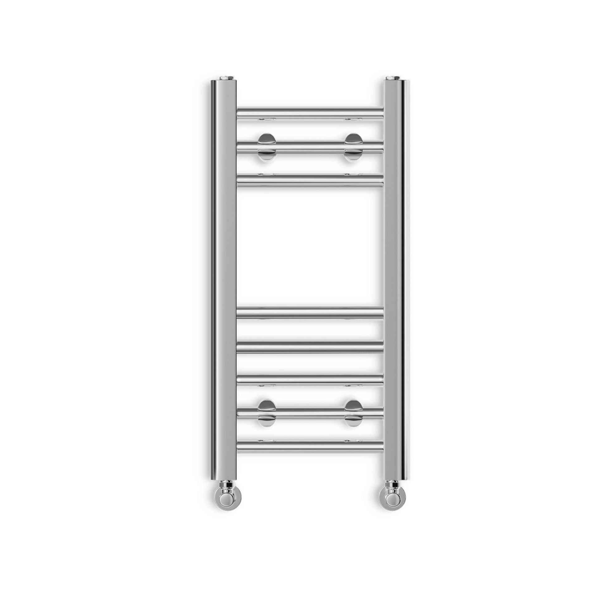 (KL191) 600x300mm Straight Heated Towel Radiator. Low carbon steel chrome plated radiator This - Image 2 of 2