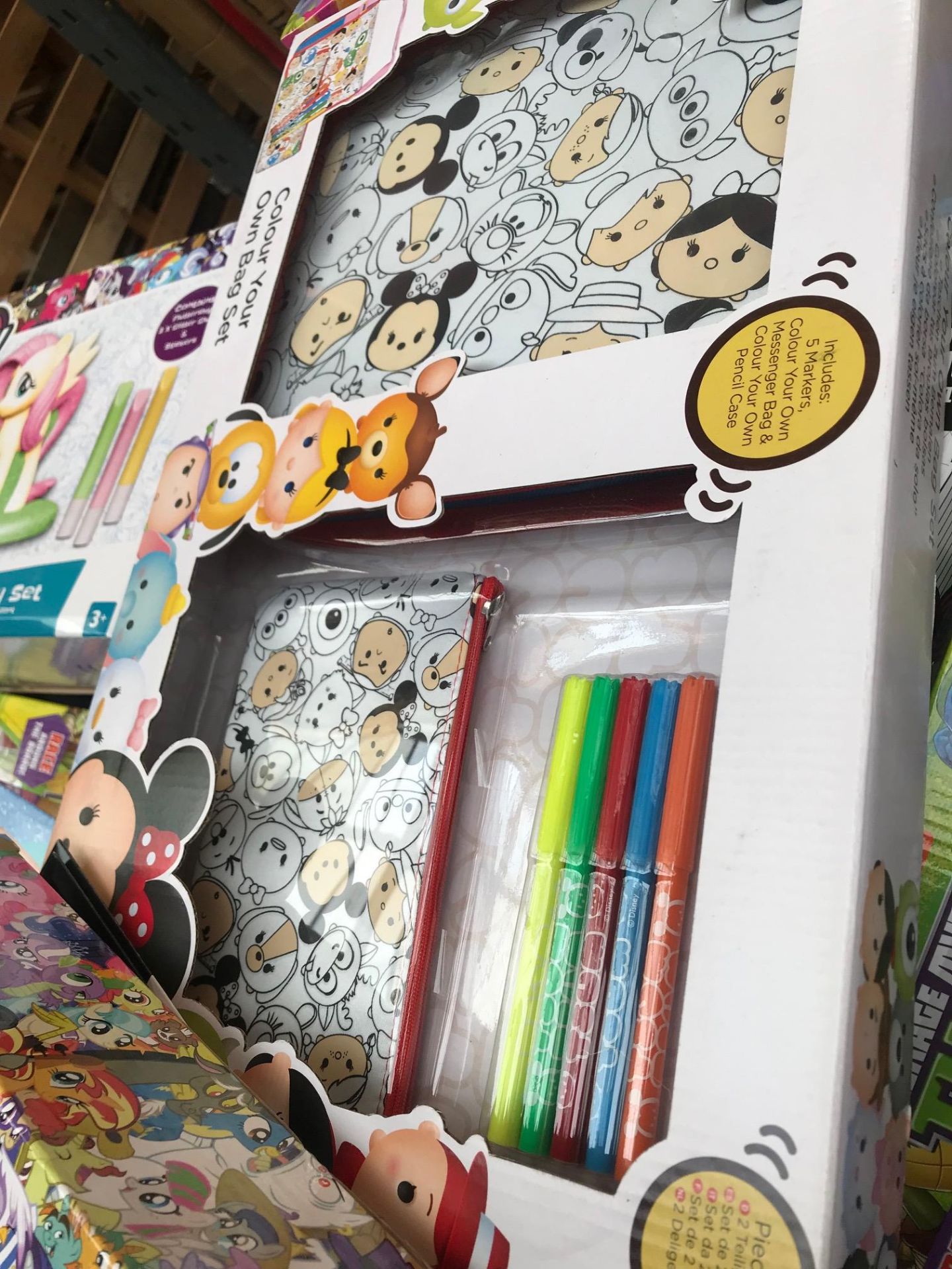 (Os12) Mixed Pallet To Contain 823 New Items To Include: Disney Tsum Tsum Colour Your Own Bag Set - Image 8 of 9