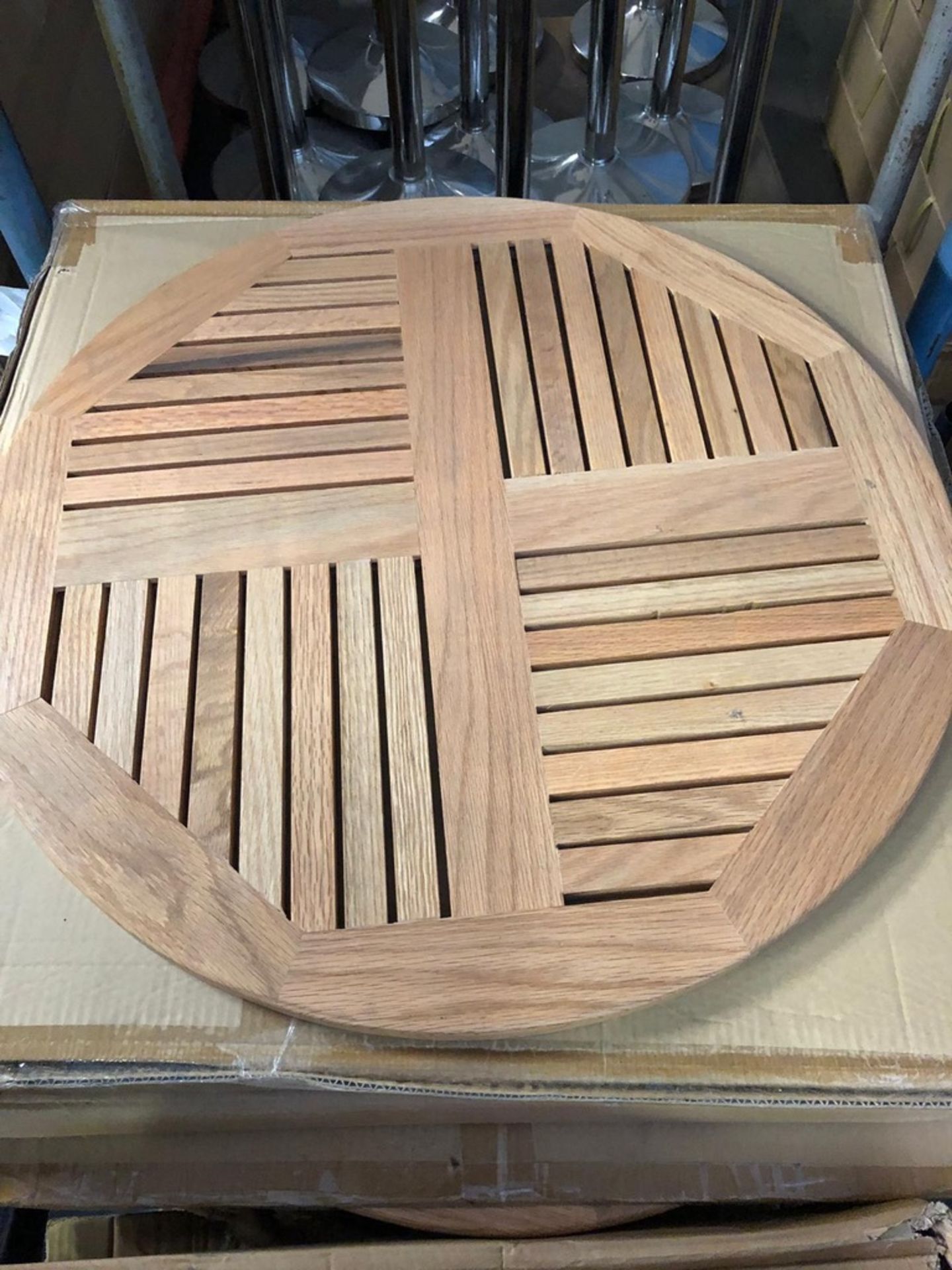 11 x american oak slatted tops