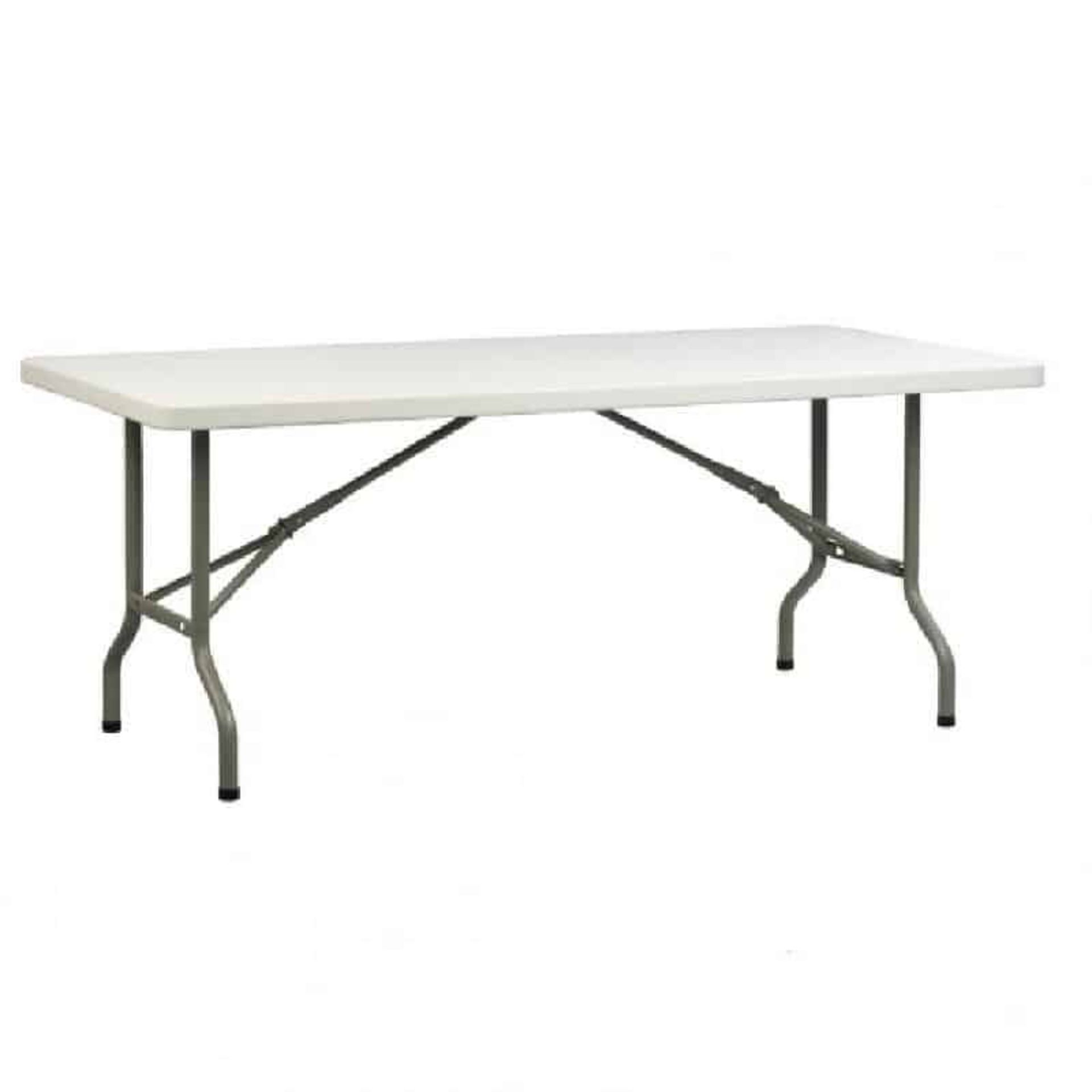 8 x 6ft x 2ft 6in contract quality blowmoulded tables