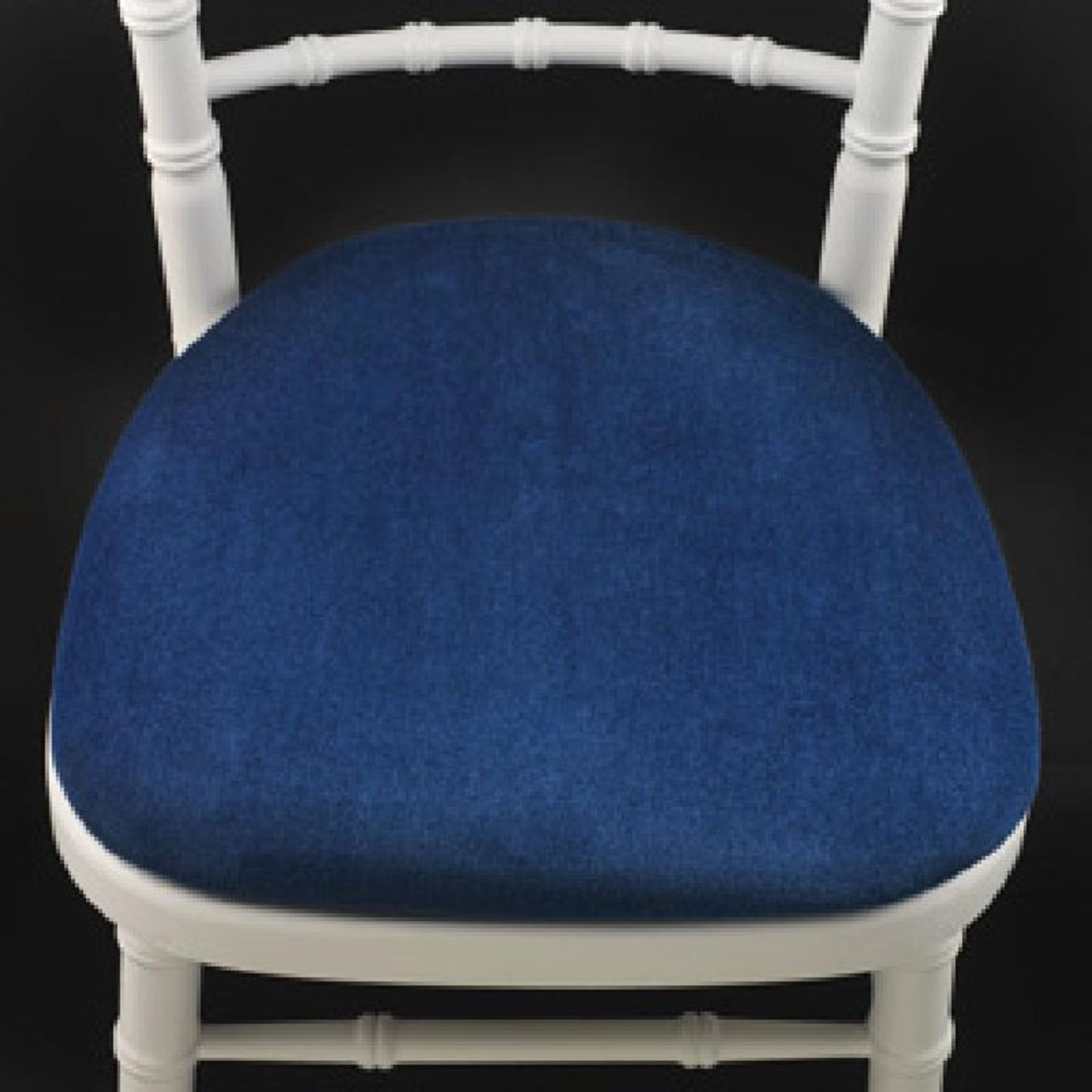 100 x Blue Velour Seat Pads