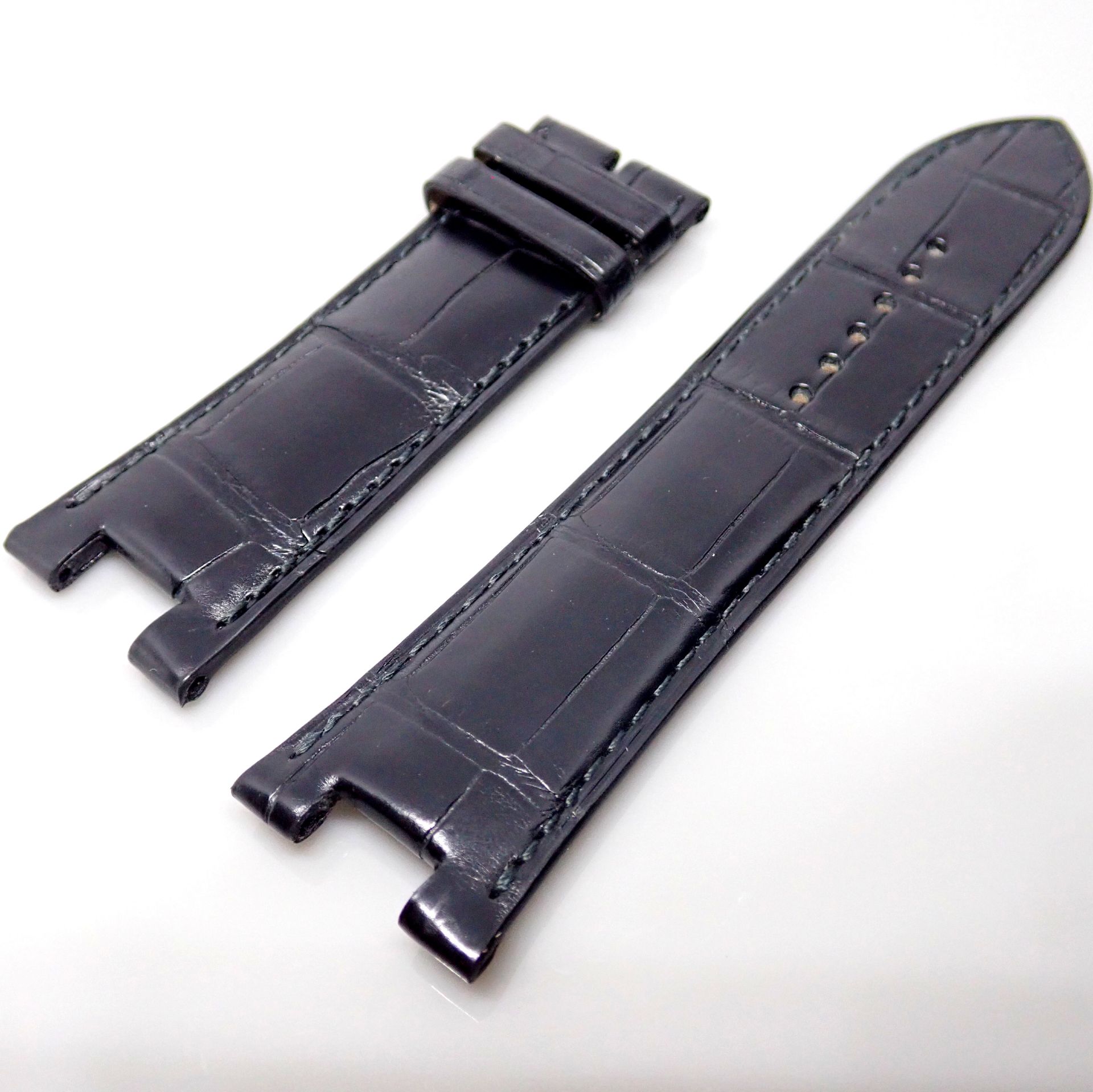 Patek Philippe / Black Leather Strap