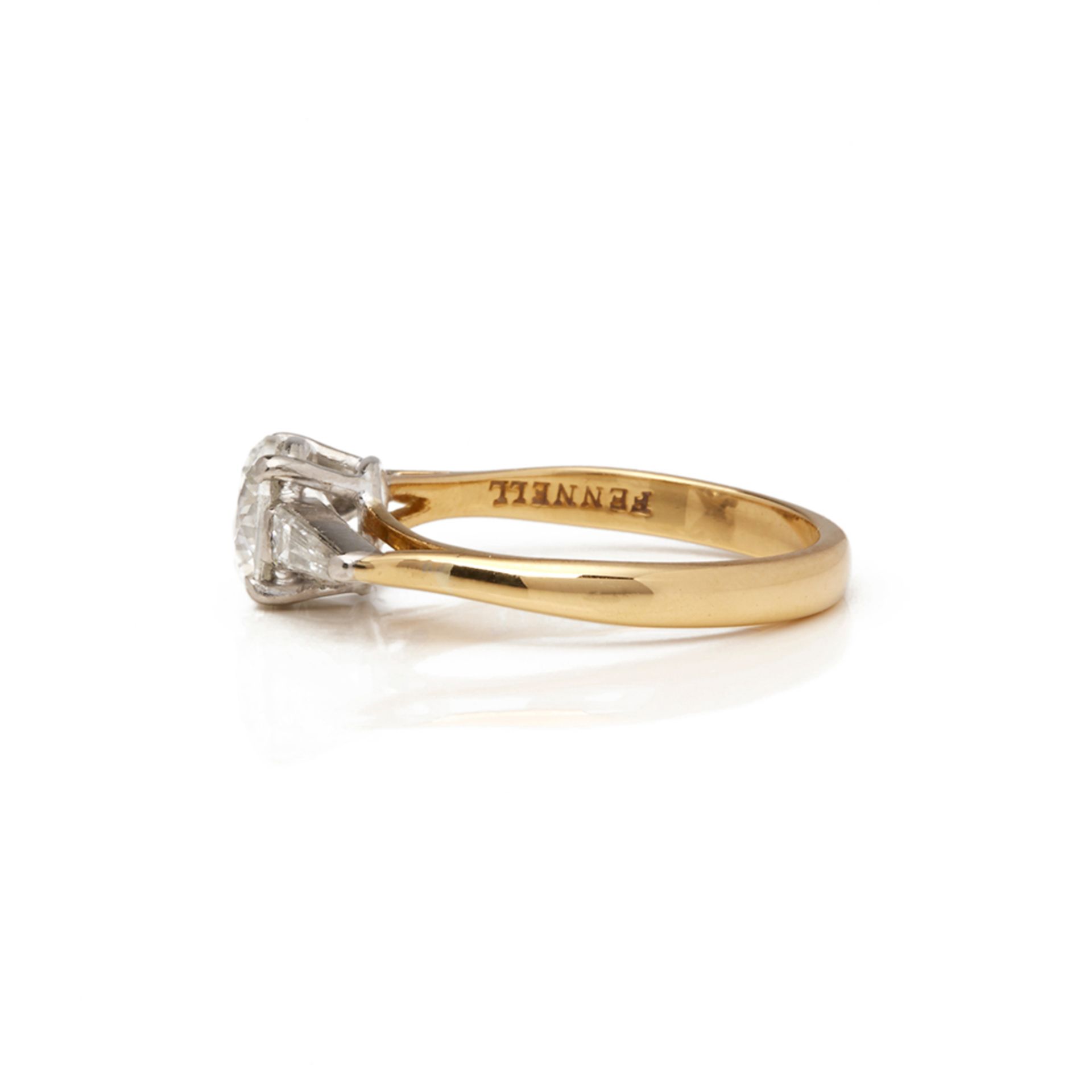 18k Yellow Gold Diamond Ring - Image 6 of 8