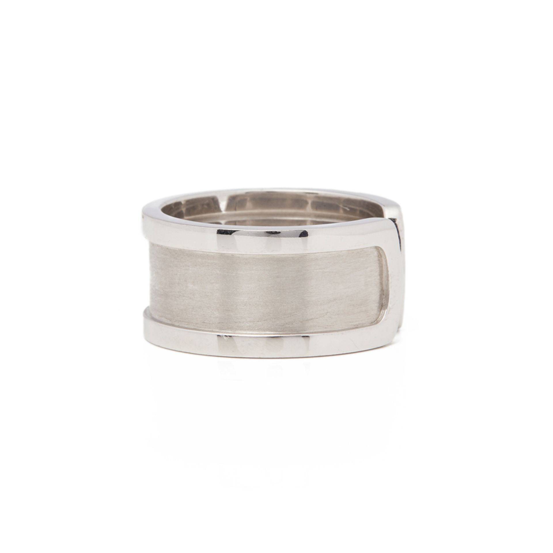 18k White Gold C De Cartier Ring - Image 8 of 9